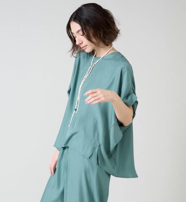 Liesse「ワイドシルエットブラウス」|シャツ・ブラウス|