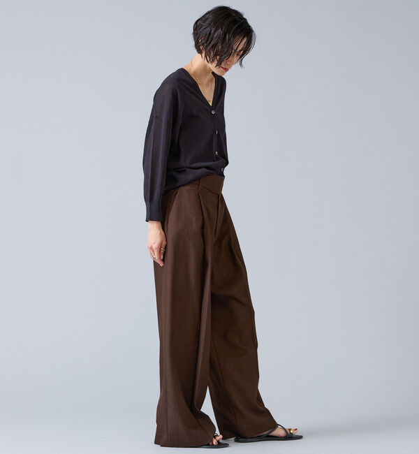 Liesse「V開きカーディガン」|カーディガン|