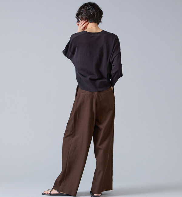 Liesse「V開きカーディガン」|カーディガン|