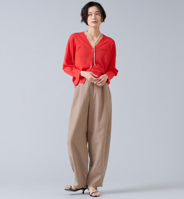 Liesse「V開きカーディガン」|カーディガン|