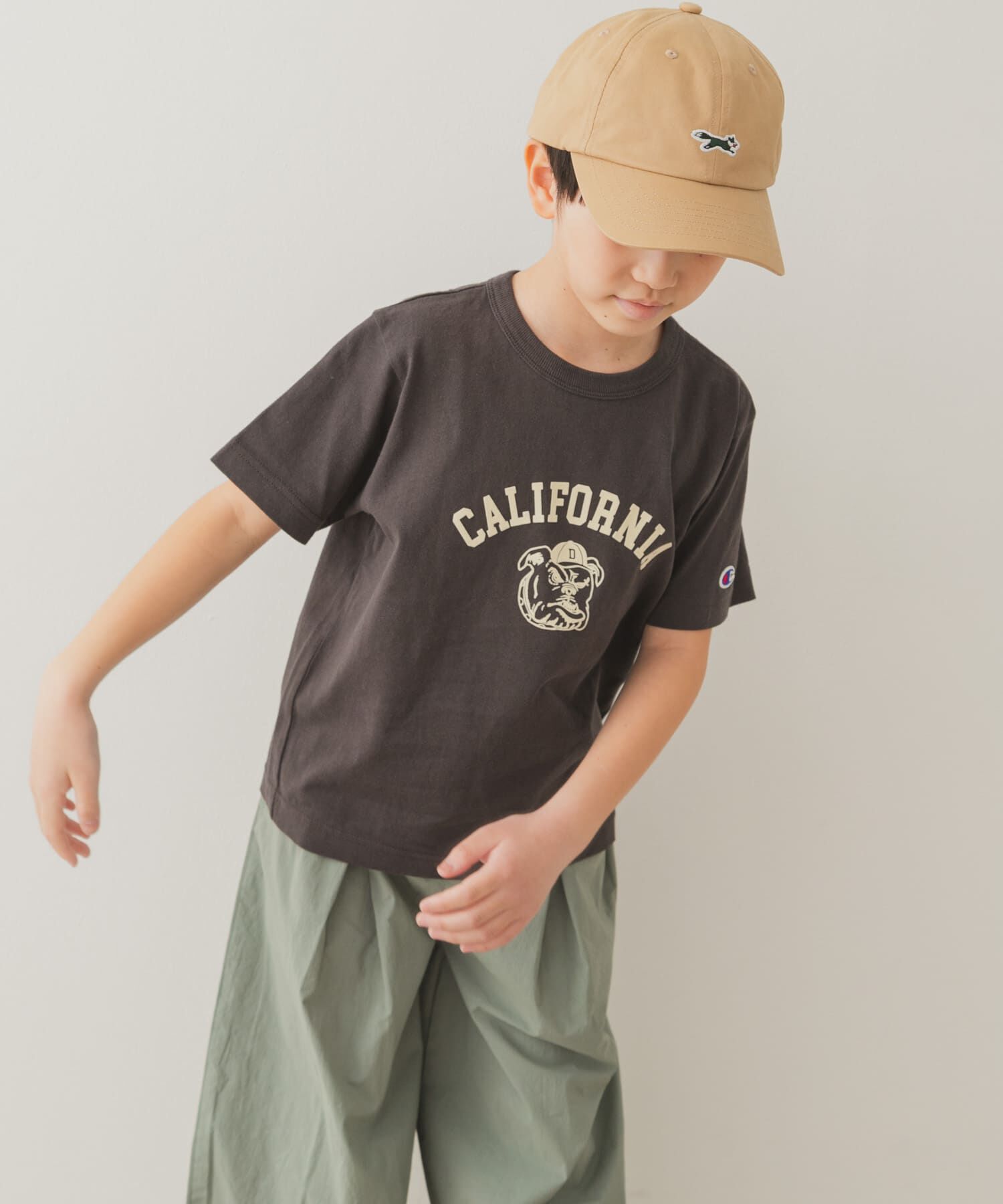 URBAN RESEARCH DOORS「『別注』Champion&times;DOORS　BULLDOG Tシャツ(KIDS)」|その他|