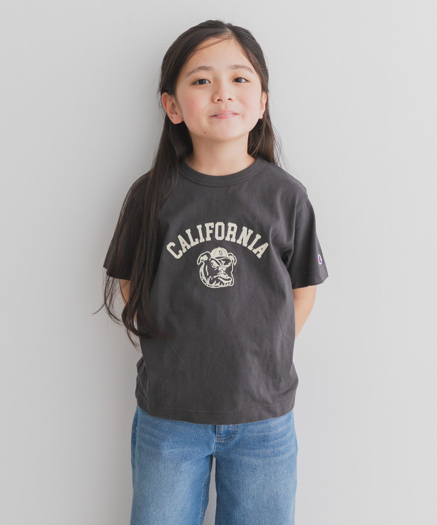 URBAN RESEARCH DOORS「『別注』Champion&times;DOORS　BULLDOG Tシャツ(KIDS)」|その他|