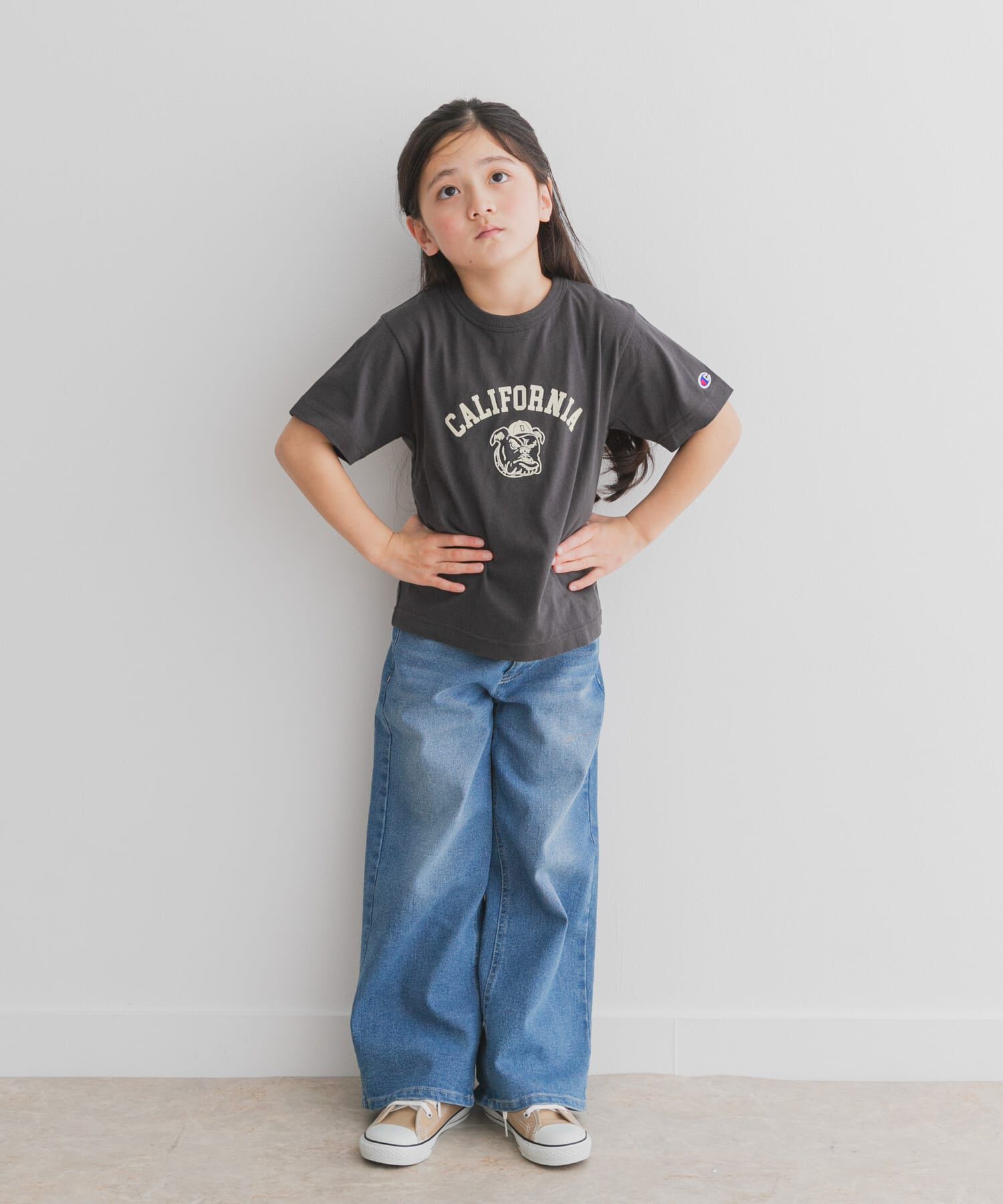 URBAN RESEARCH DOORS「『別注』Champion&times;DOORS　BULLDOG Tシャツ(KIDS)」|その他|