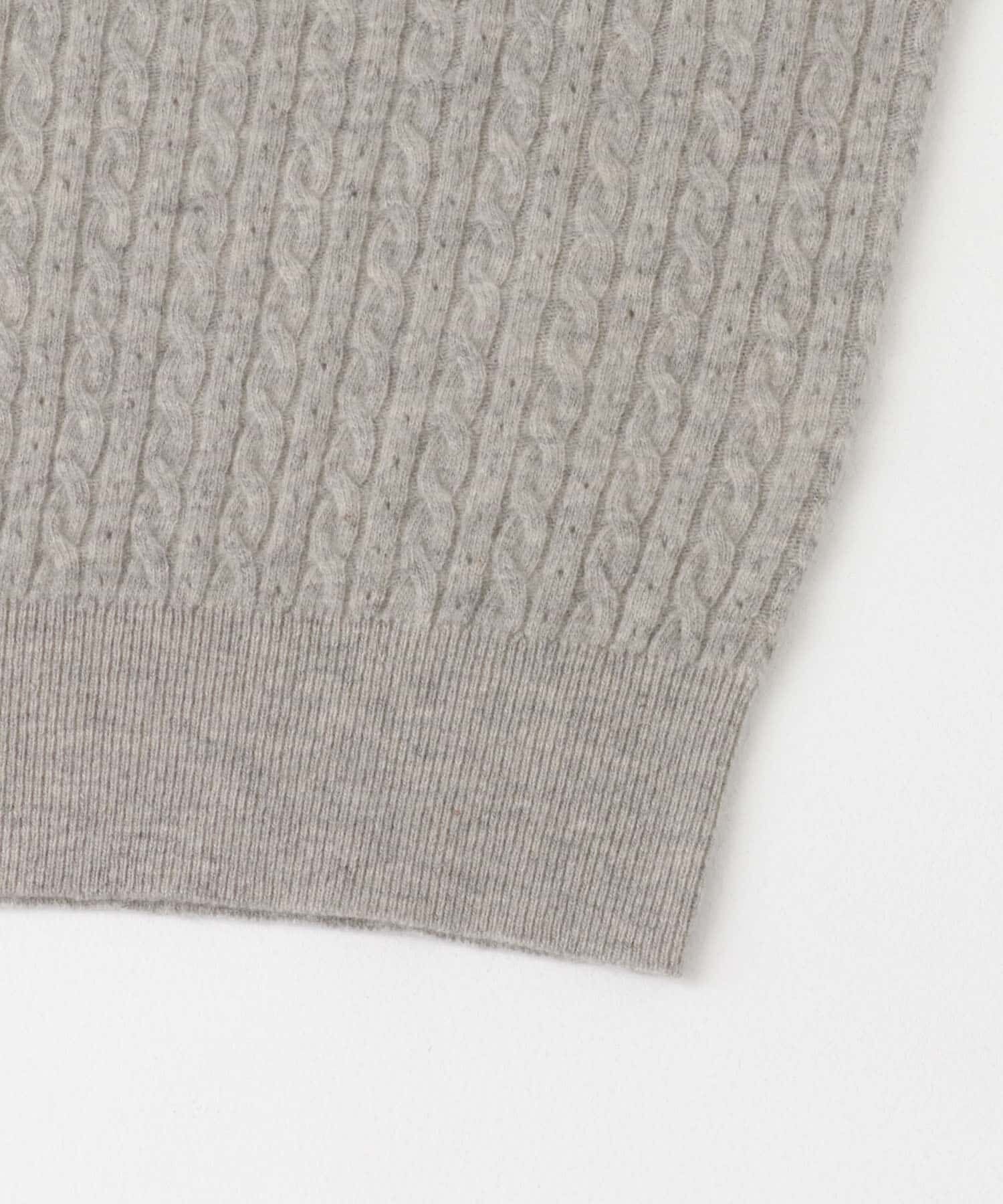 URBAN RESEARCH DOORS「ウール混ケーブルコンパクトニット」|ニット・セーター|