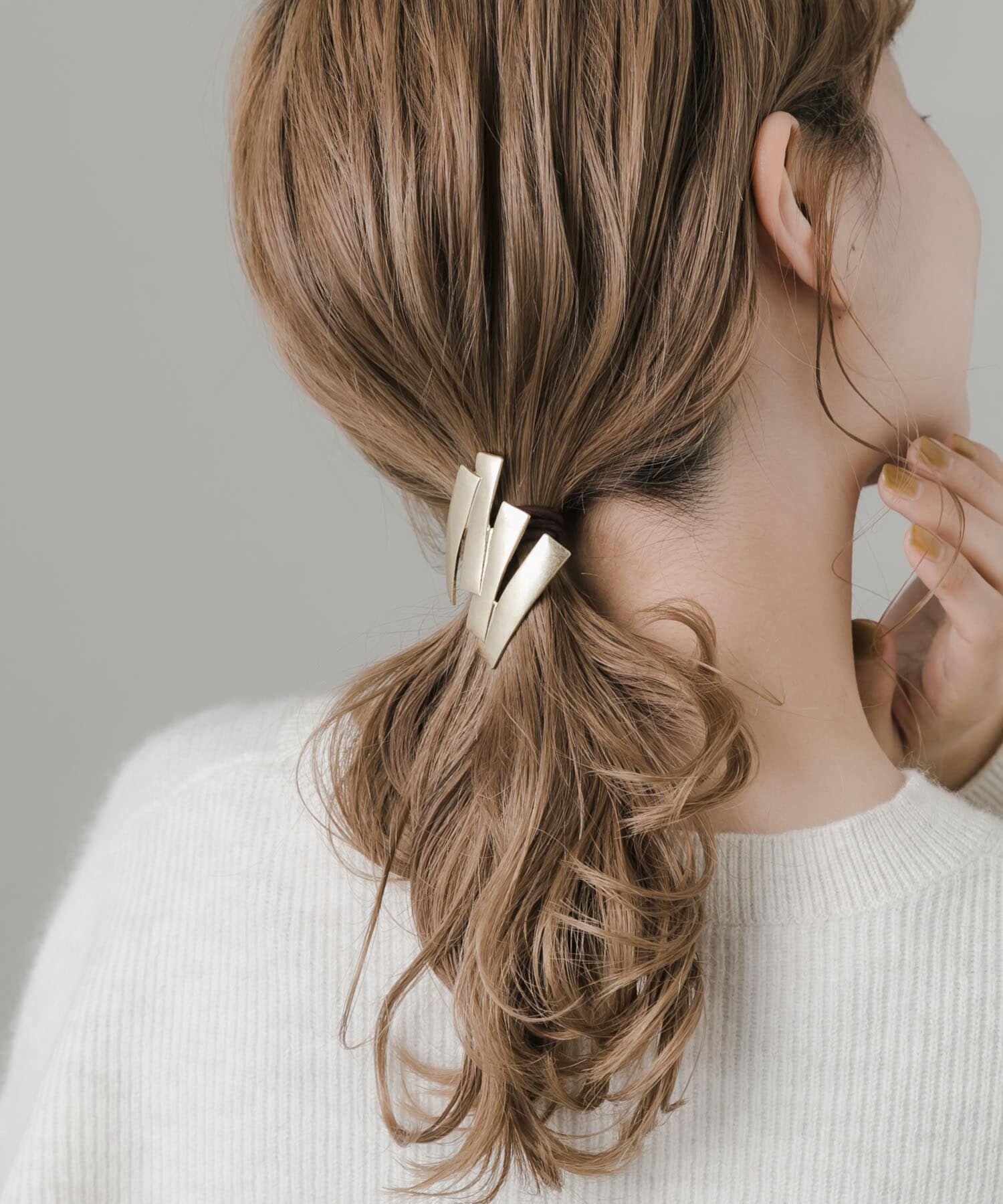 SMELLY「メタルスクエアヘアカフ」|ヘアゴム・シュシュ|