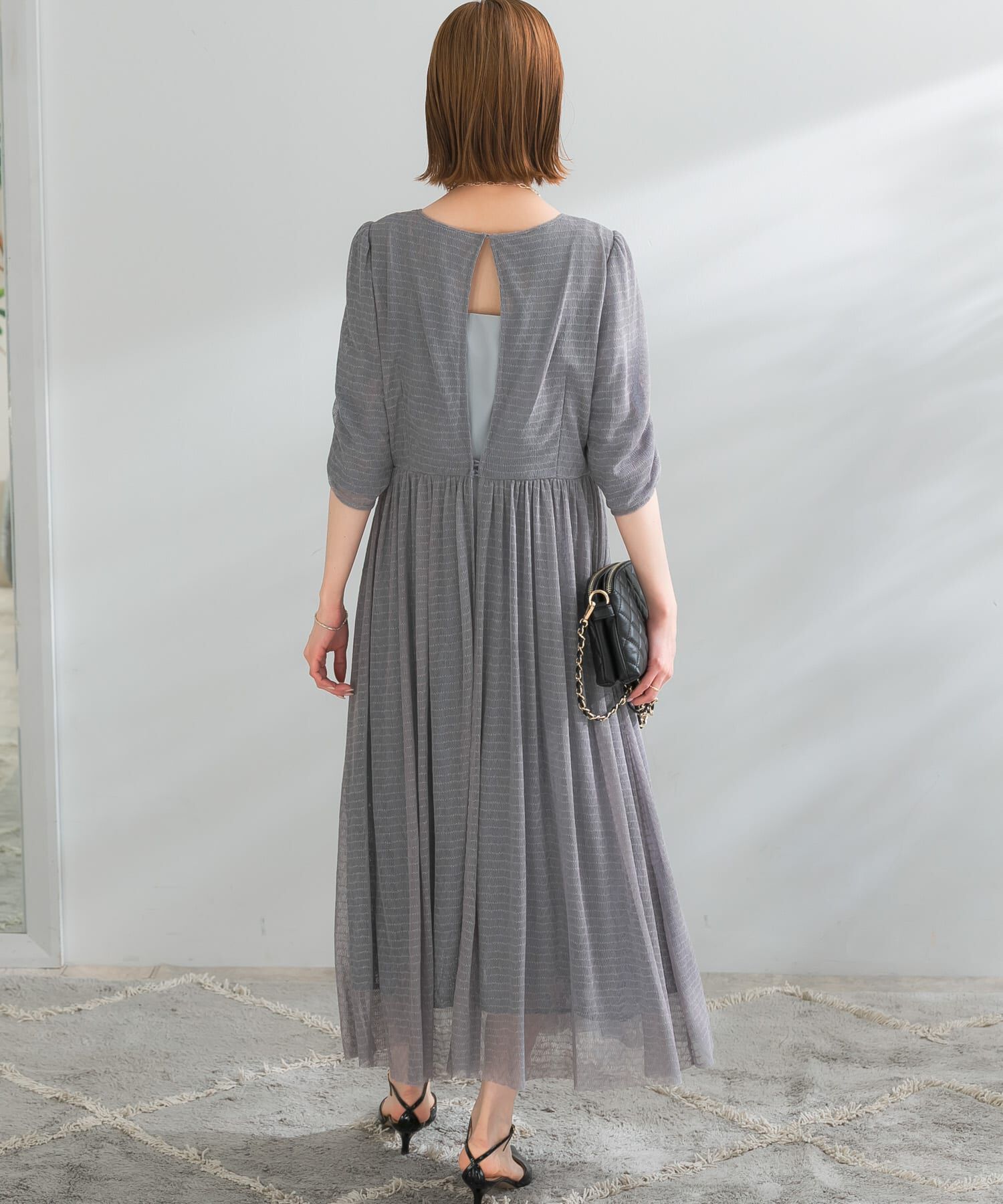 URBAN RESEARCH ROSSO「オーバーレースドレス」|ワンピース|