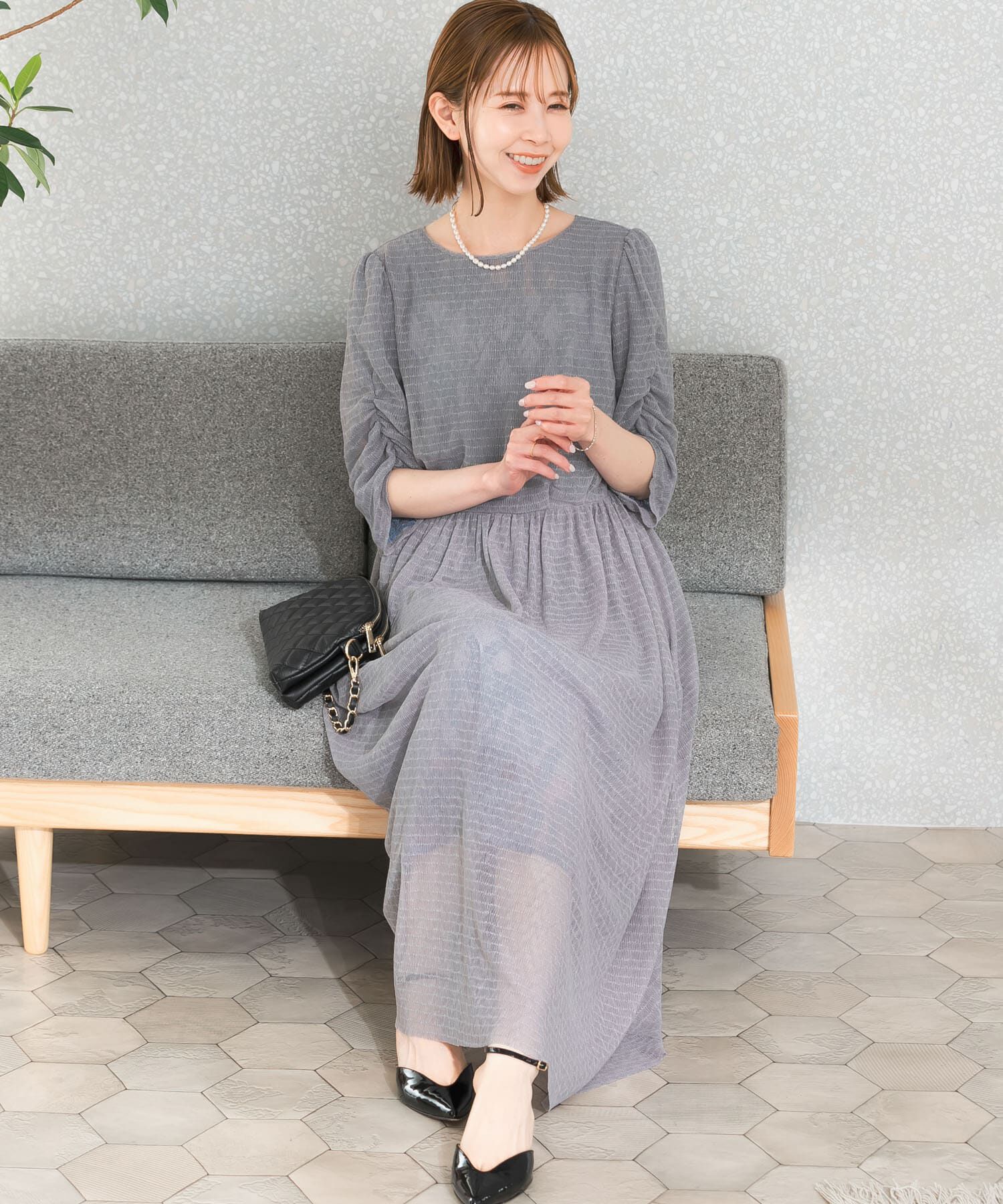 URBAN RESEARCH ROSSO「オーバーレースドレス」|ワンピース|