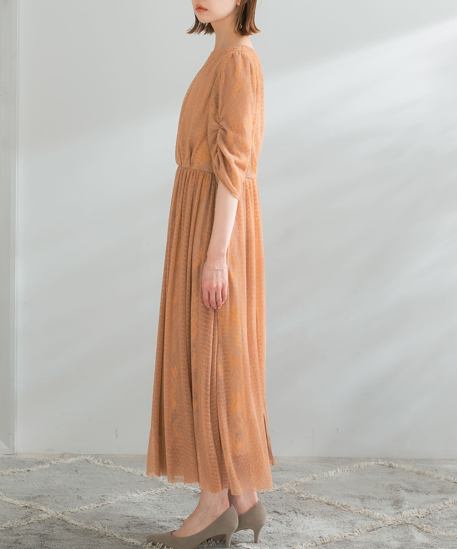 URBAN RESEARCH ROSSO「オーバーレースドレス」|ワンピース|