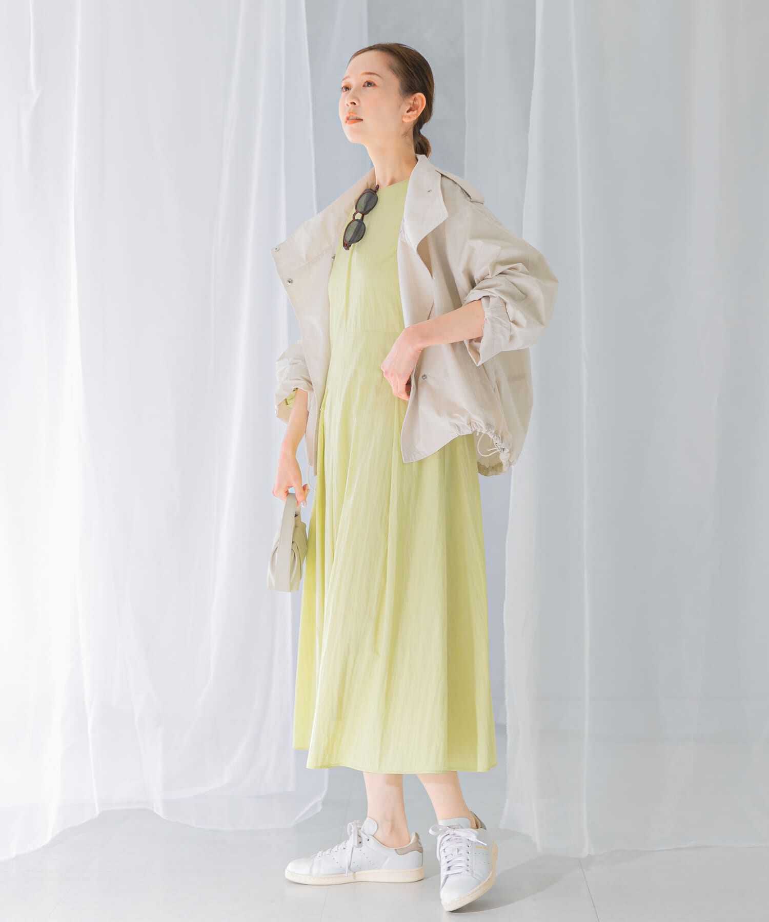 URBAN RESEARCH ROSSO「ボリュームスリーブタックワンピース」|ワンピース|