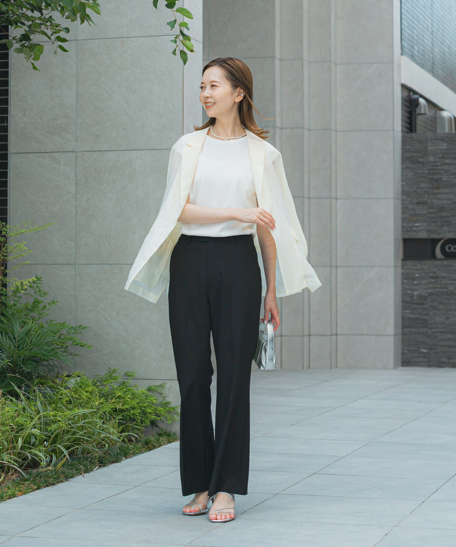 URBAN RESEARCH ROSSO「汗染防止フレンチリブTシャツ」|Tシャツ・カットソー|