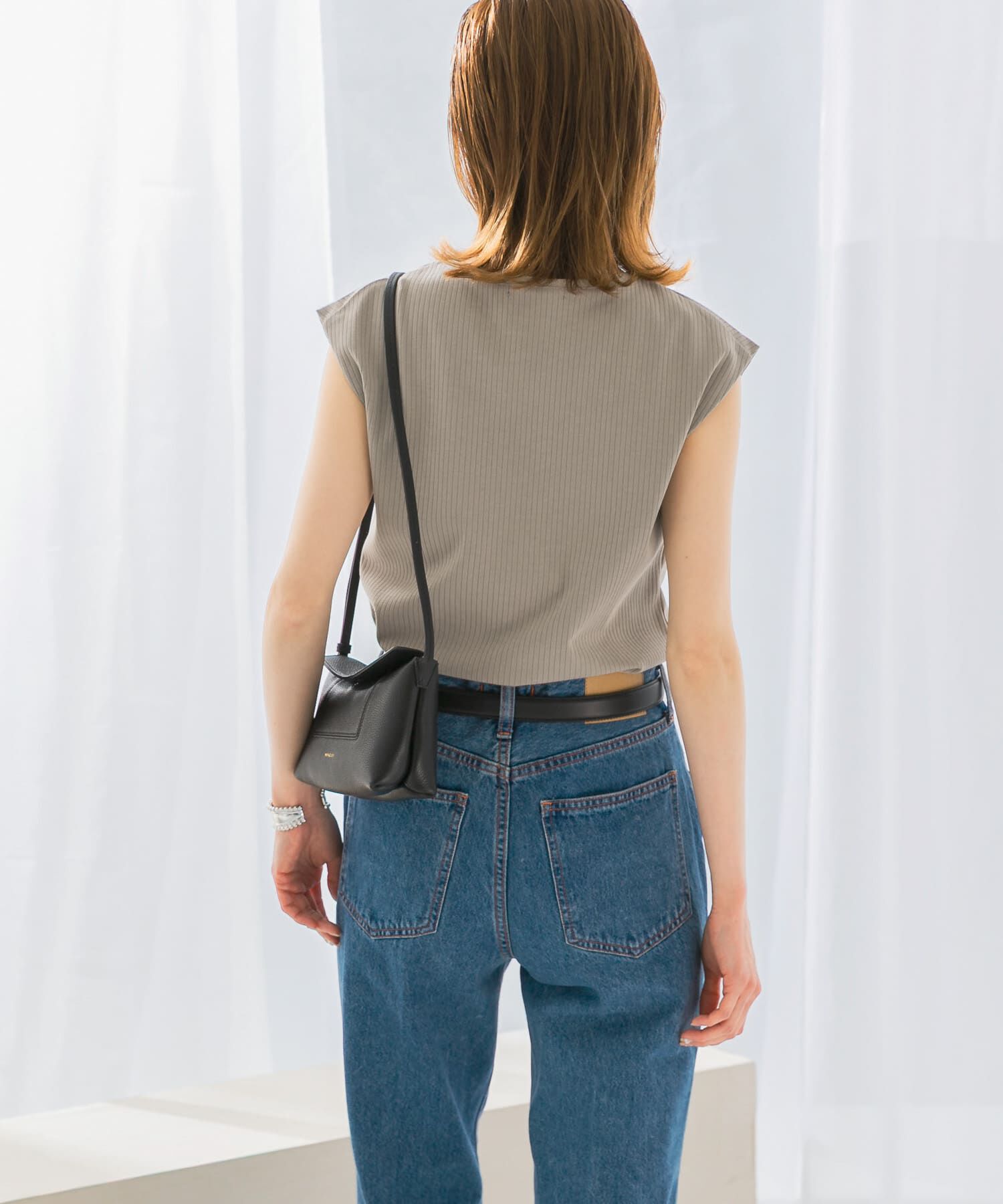 URBAN RESEARCH ROSSO「汗染防止フレンチリブTシャツ」|Tシャツ・カットソー|