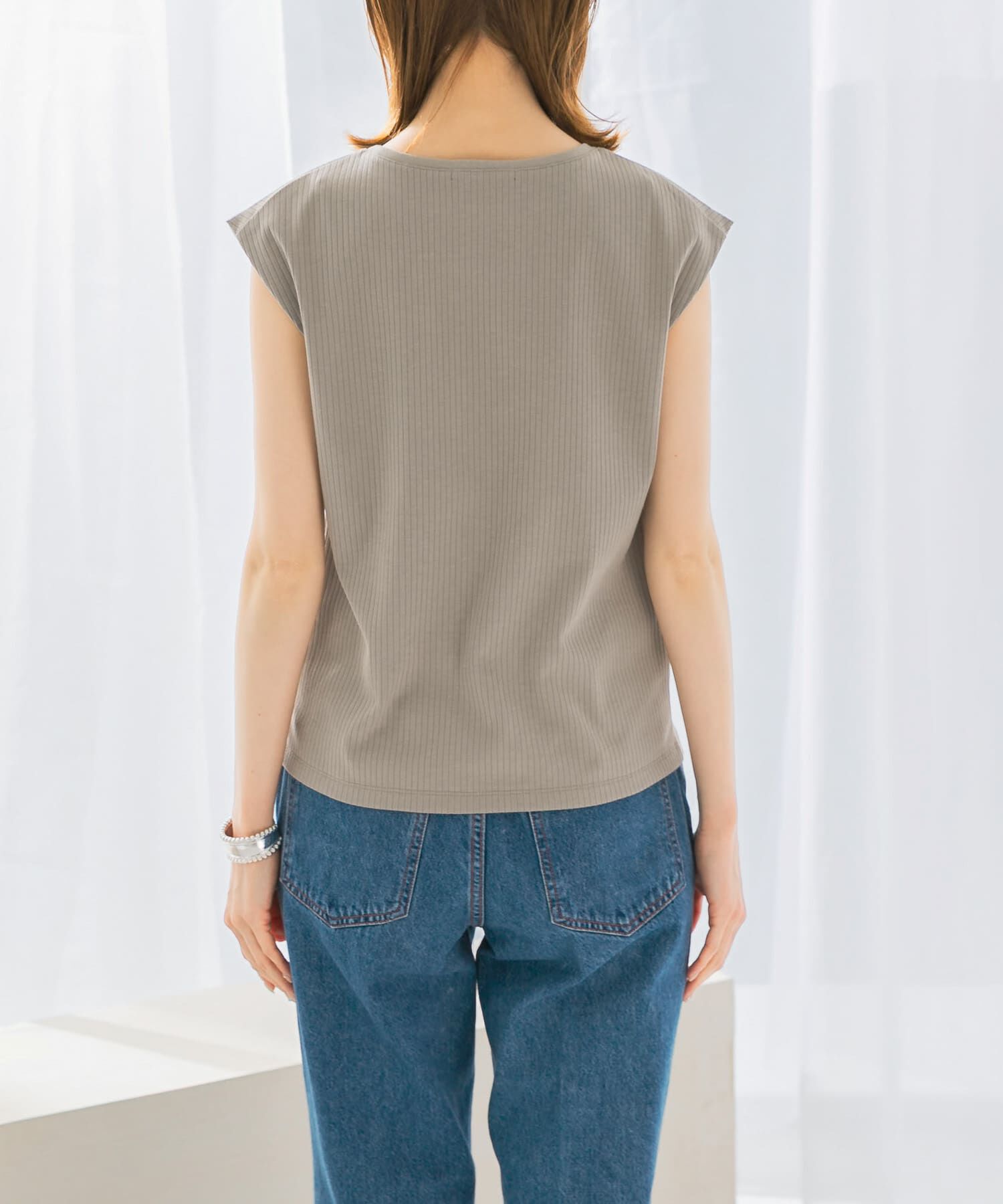 URBAN RESEARCH ROSSO「汗染防止フレンチリブTシャツ」|Tシャツ・カットソー|