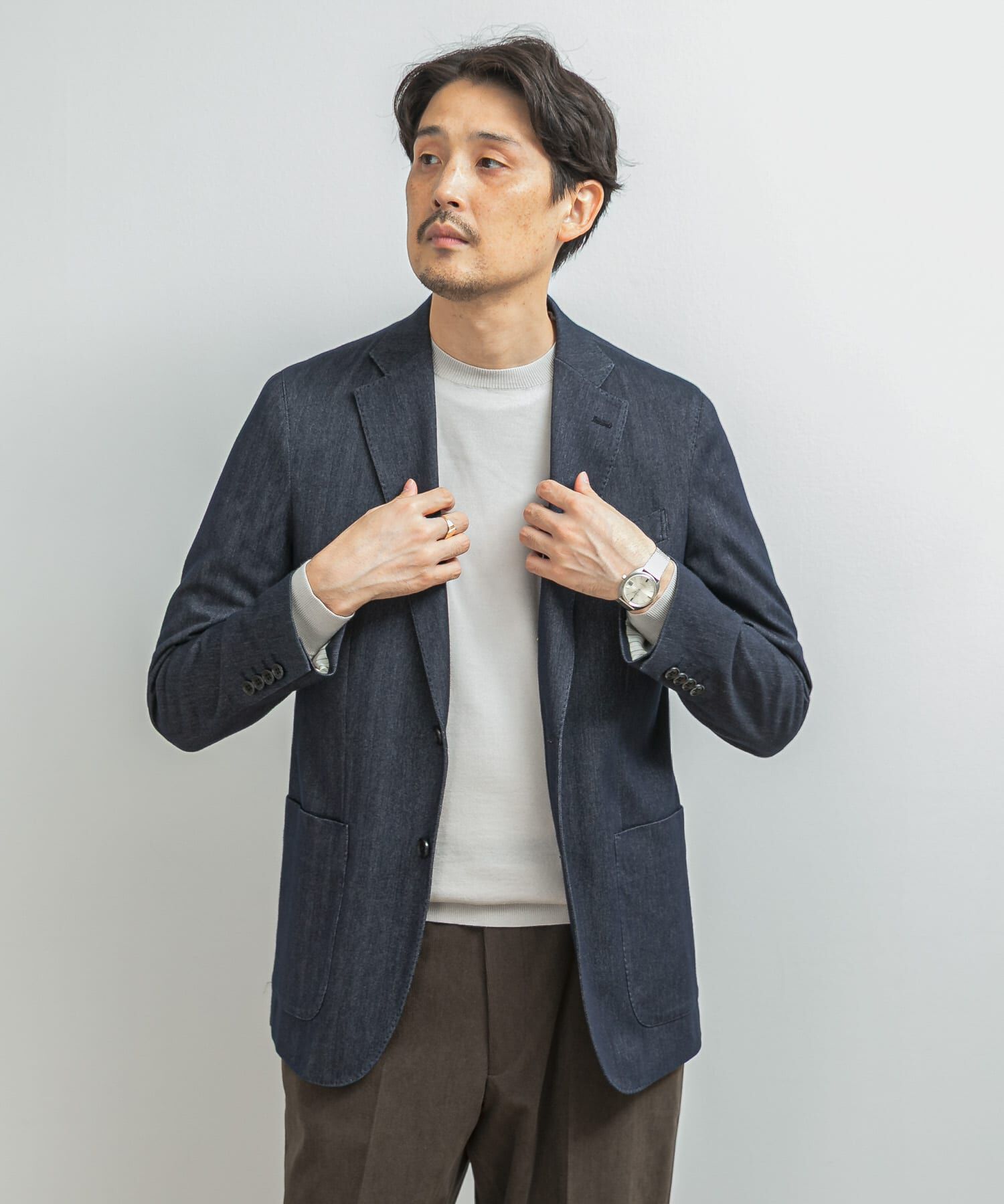 URBAN RESEARCH DOORS「LIFE STYLE TAILOR　デニムライクニットジャケット」|その他|