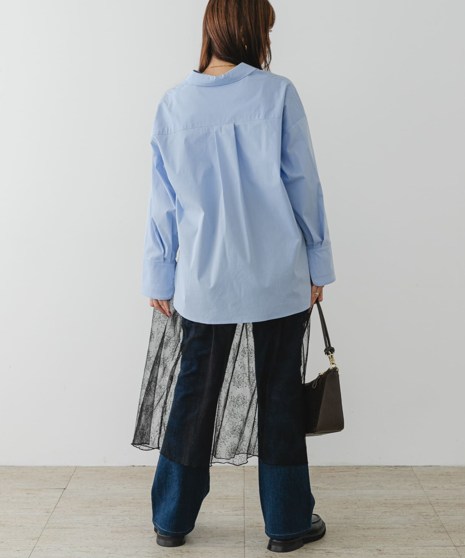 URBAN RESEARCH ROSSO「F by ROSSO　チュールレースレイヤードスカート」|スカート|