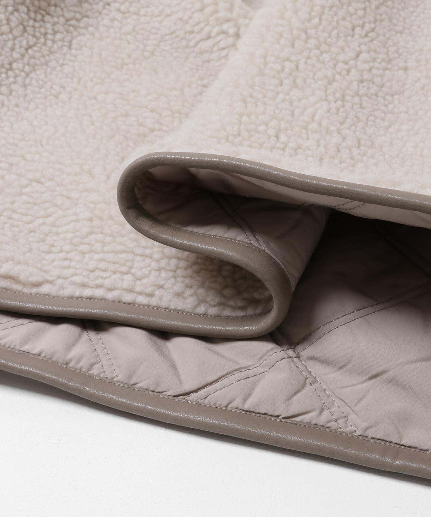 Sonny Label 「リバーシブルボア撥水キルティングコート」|ノーカラーコート|