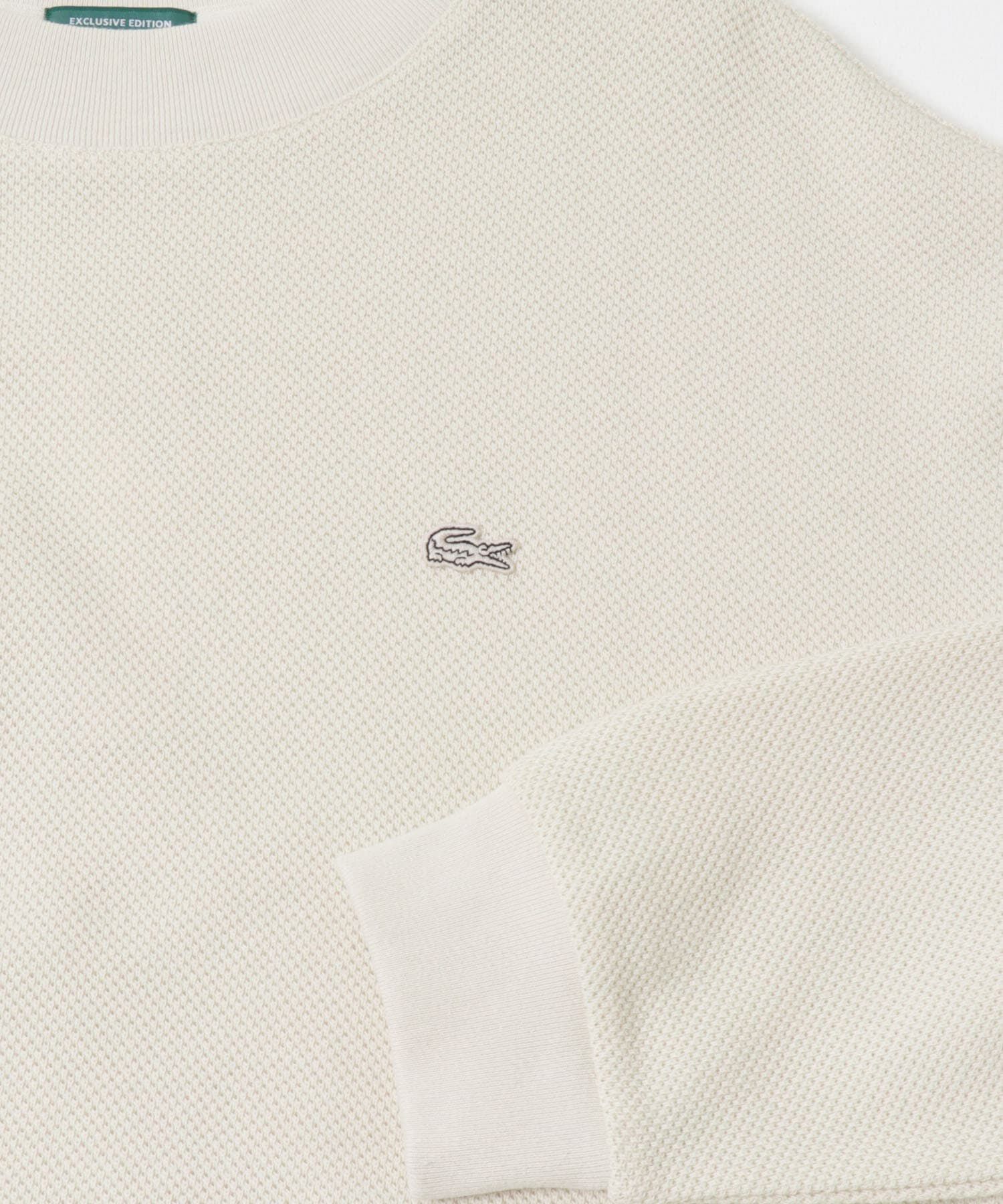 URBAN RESEARCH DOORS「『別注』LACOSTE&times;DOORS　thick pique mock long-sleeve」|Tシャツ・カットソー|
