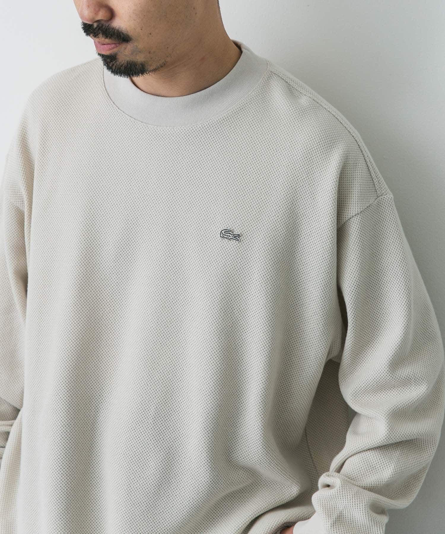 URBAN RESEARCH DOORS「『別注』LACOSTE&times;DOORS　thick pique mock long-sleeve」|Tシャツ・カットソー|