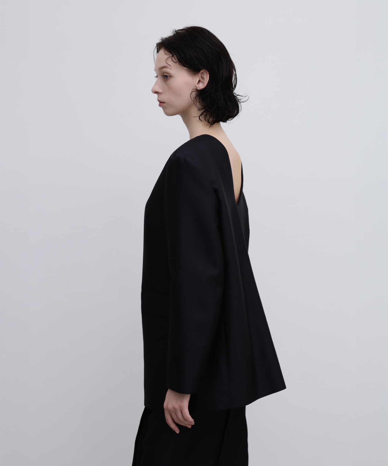 URBAN RESEARCH ROSSO「UNiPH　シルクウールツイルプルオーバー」|シャツ・ブラウス|