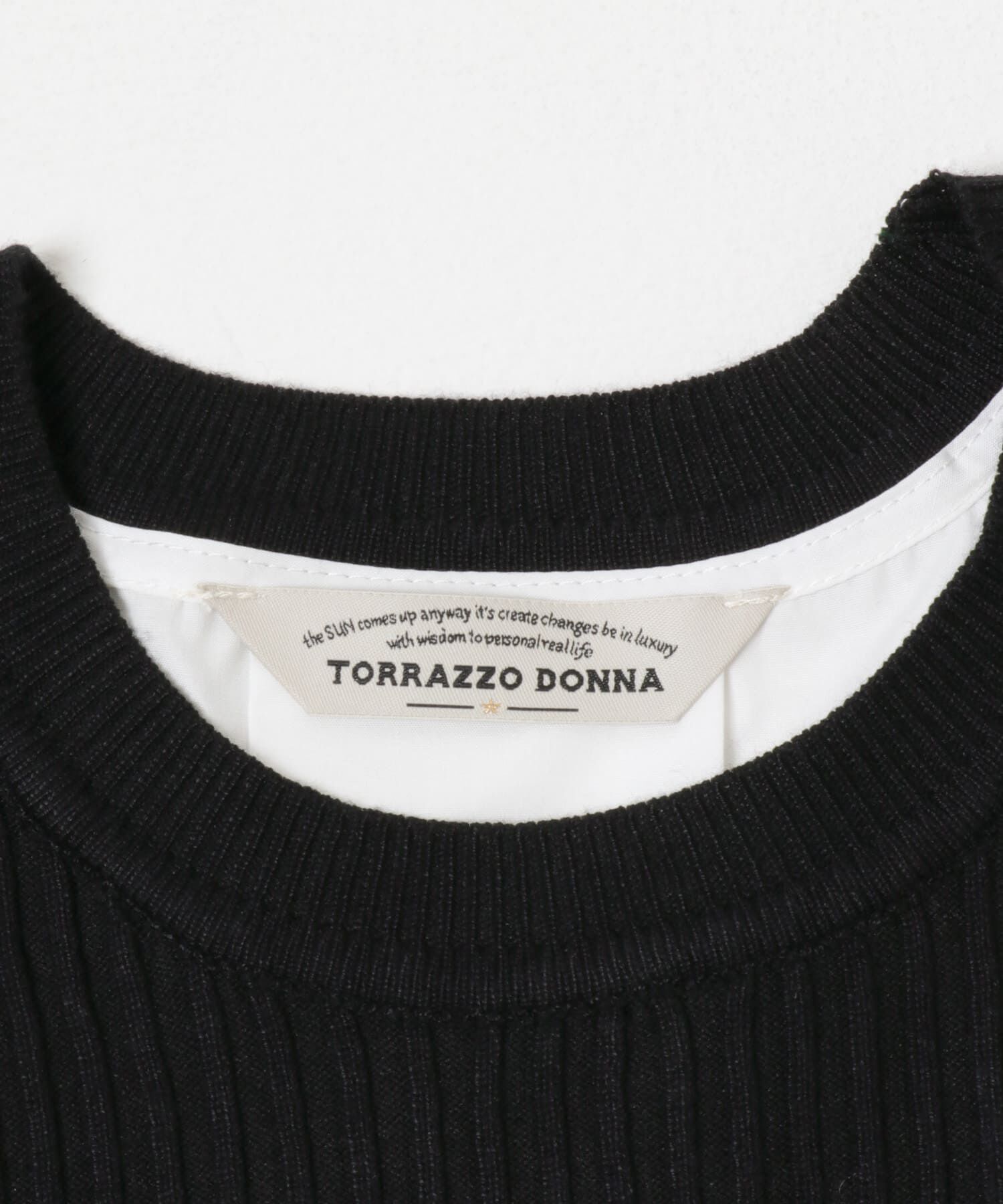 URBAN RESEARCH ROSSO「Torrazzo Donna　Knit Fabric Tiered Blouse」|シャツ・ブラウス|