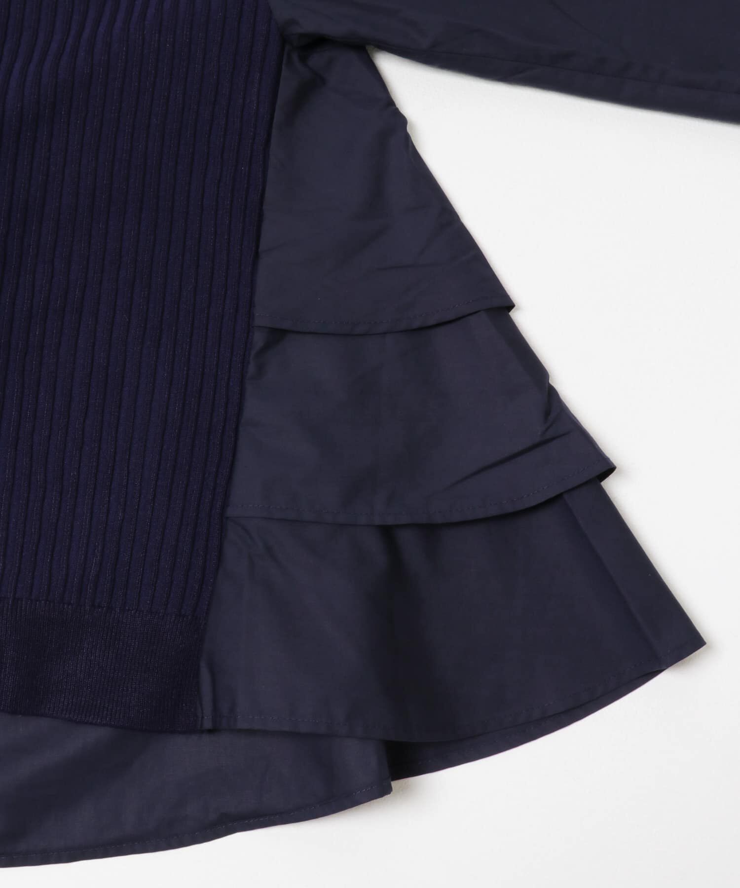 URBAN RESEARCH ROSSO「Torrazzo Donna　Knit Fabric Tiered Blouse」|シャツ・ブラウス|