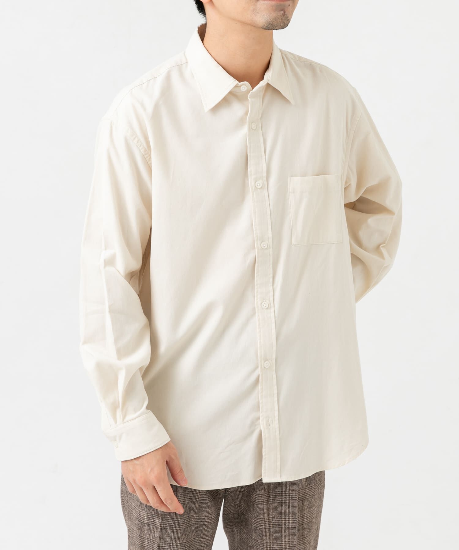 URBAN RESEARCH ROSSO「アーバンリラックスコーデュロイレギュラーシャツ」|シャツ・ブラウス|