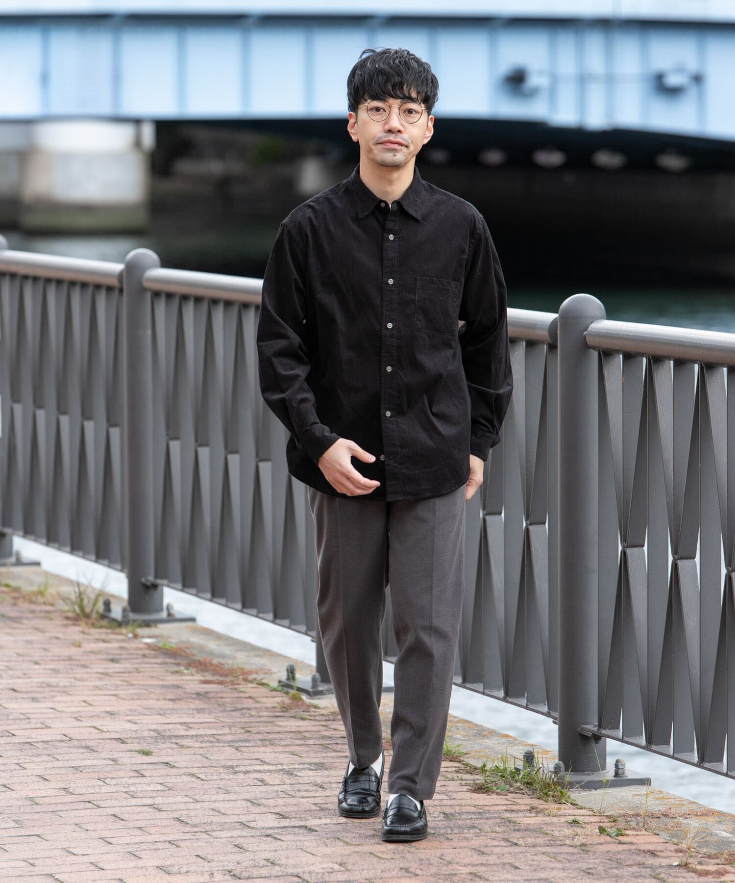 URBAN RESEARCH ROSSO「アーバンリラックスコーデュロイレギュラーシャツ」|シャツ・ブラウス|