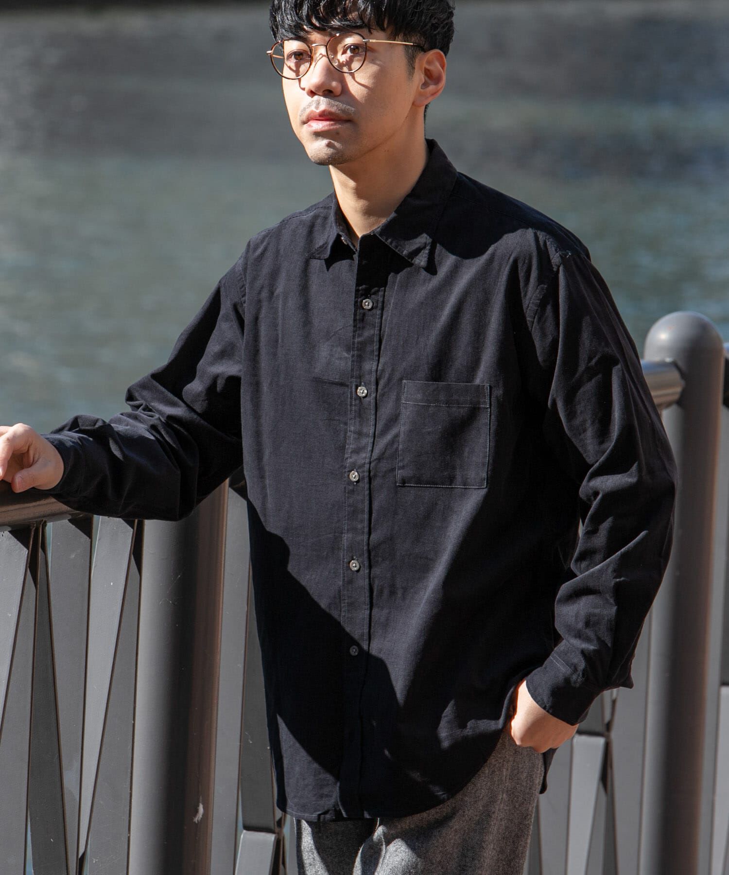 URBAN RESEARCH ROSSO「アーバンリラックスコーデュロイレギュラーシャツ」|シャツ・ブラウス|