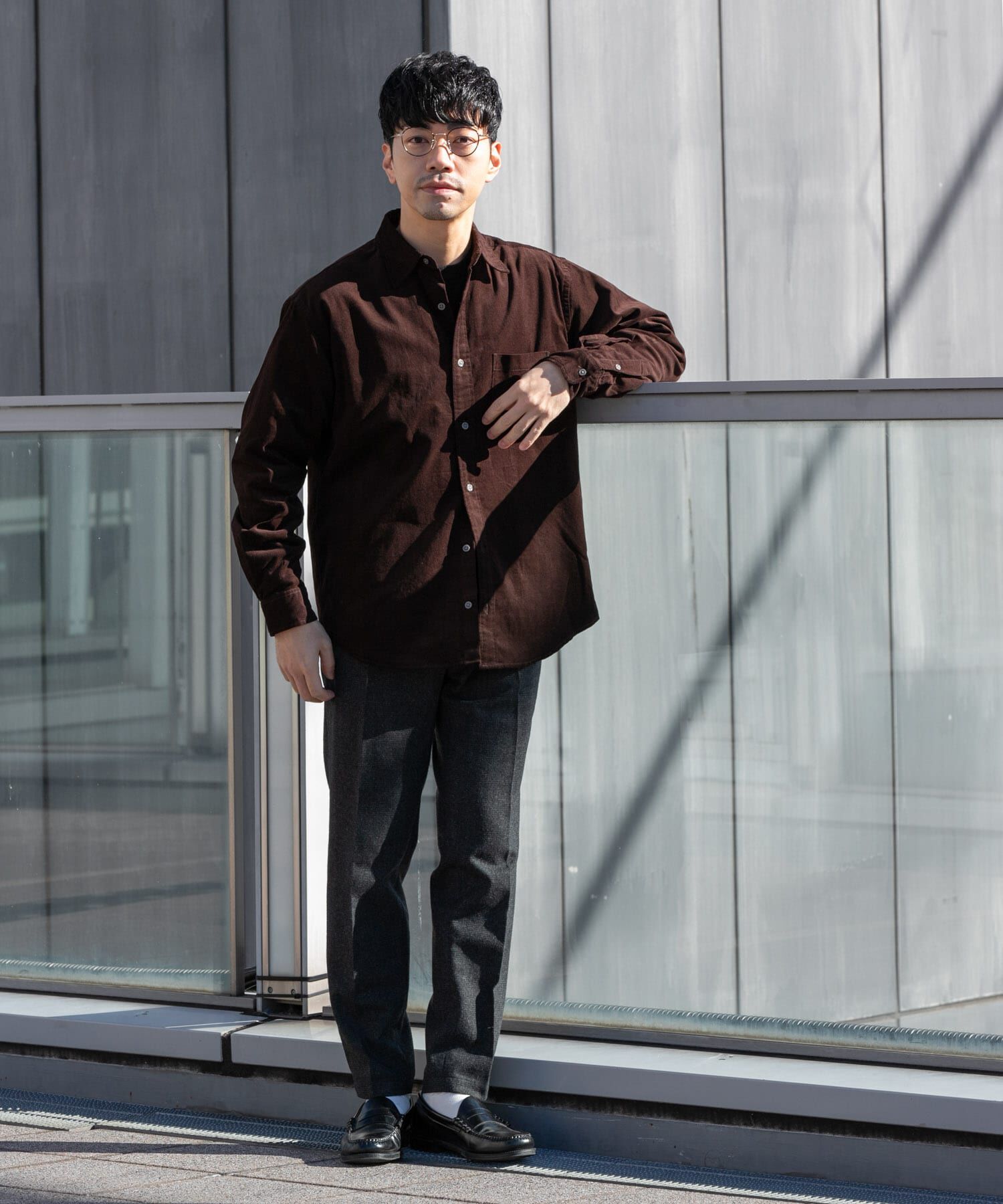 URBAN RESEARCH ROSSO「アーバンリラックスコーデュロイレギュラーシャツ」|シャツ・ブラウス|