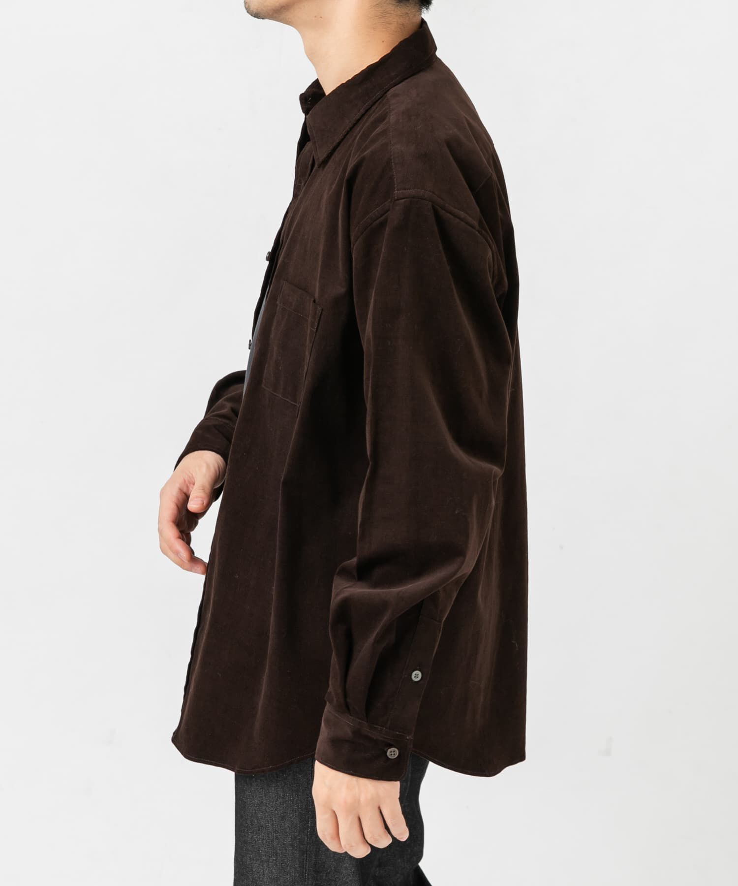 URBAN RESEARCH ROSSO「アーバンリラックスコーデュロイレギュラーシャツ」|シャツ・ブラウス|