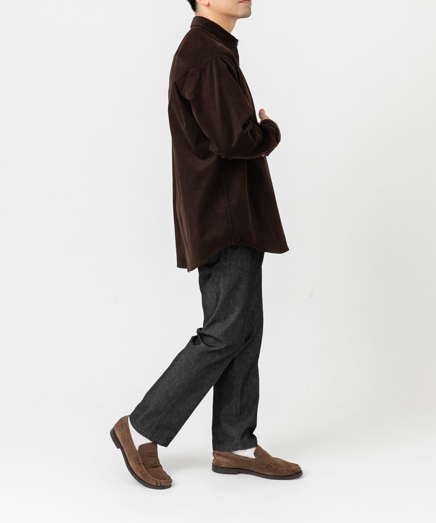 URBAN RESEARCH ROSSO「アーバンリラックスコーデュロイレギュラーシャツ」|シャツ・ブラウス|