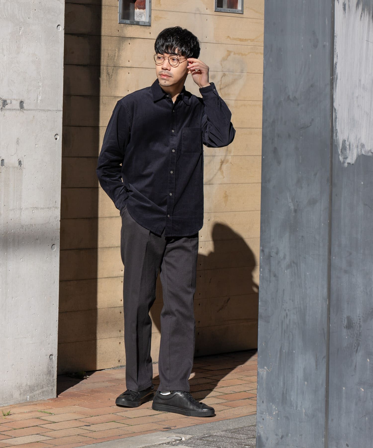 URBAN RESEARCH ROSSO「アーバンリラックスコーデュロイレギュラーシャツ」|シャツ・ブラウス|