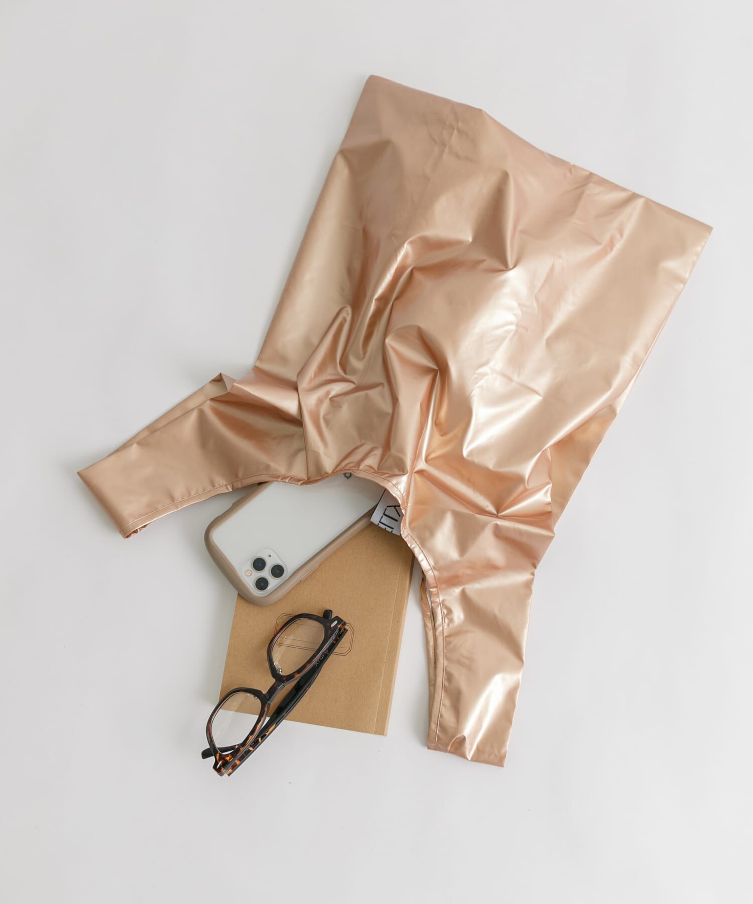 SMELLY「コンパクトマルシェバッグ」|エコバッグ|ピンク