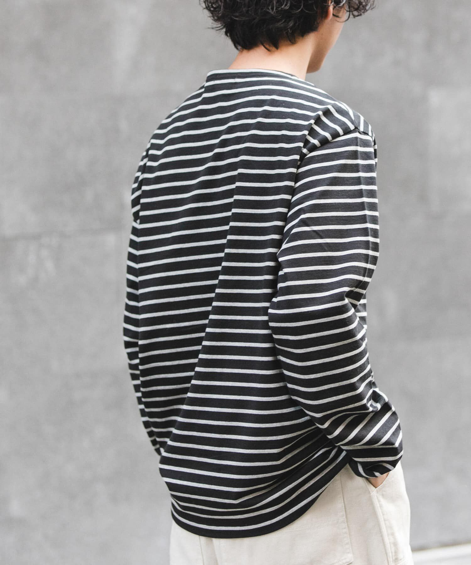 URBAN RESEARCH DOORS「FORK&SPOON　ボートネックボーダー」|Tシャツ・カットソー|