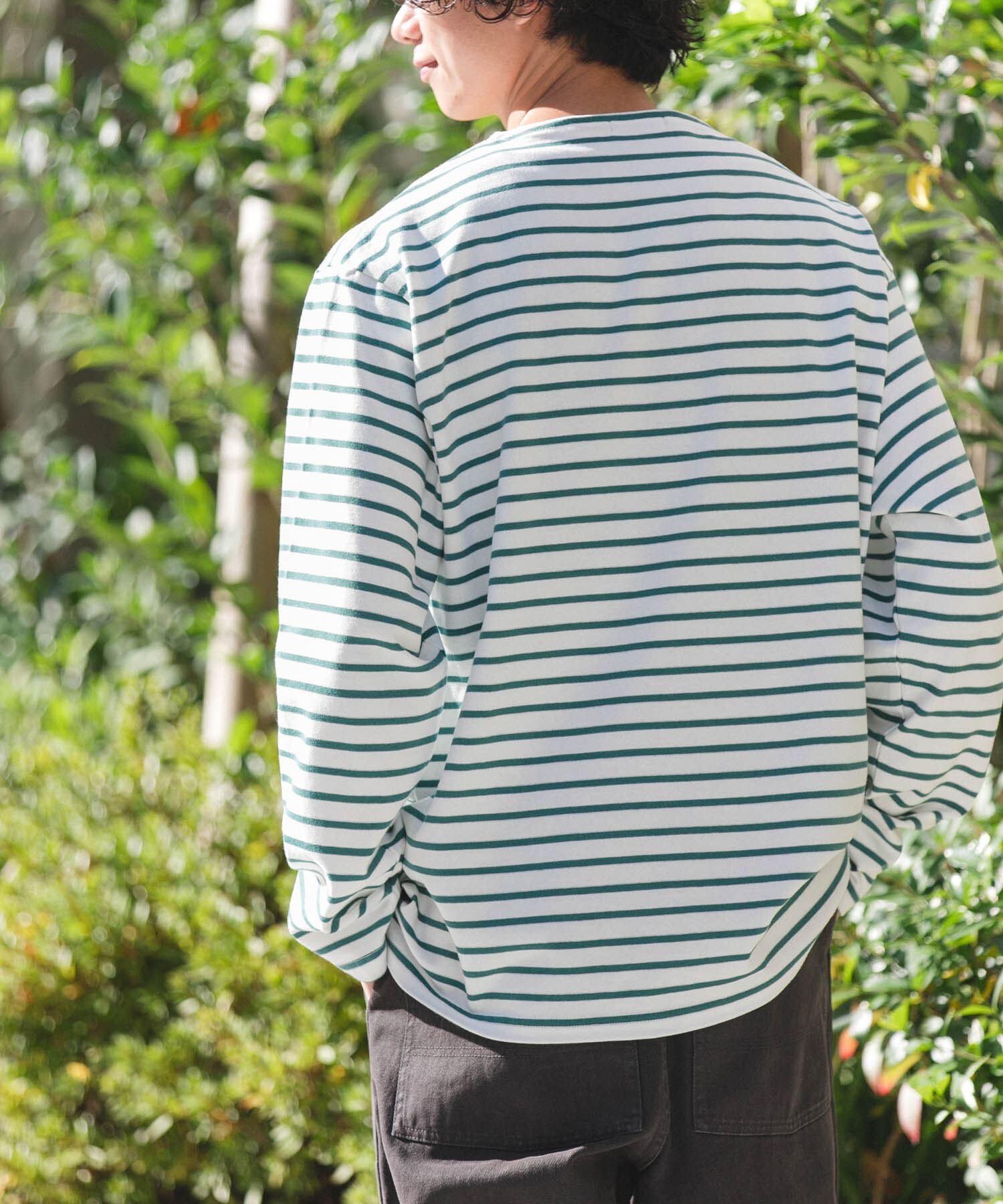 URBAN RESEARCH DOORS「FORK&SPOON　ボートネックボーダー」|Tシャツ・カットソー|