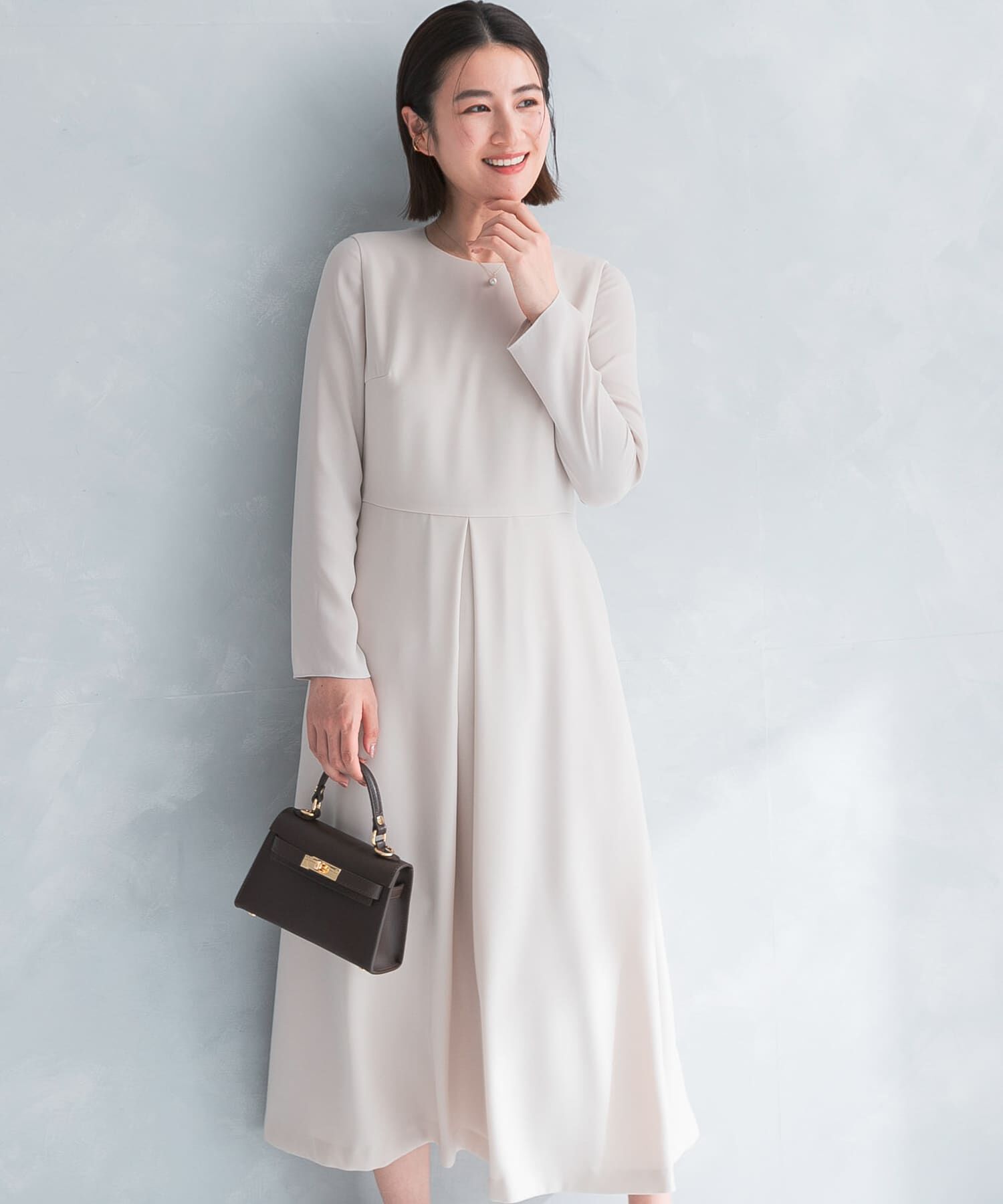 URBAN RESEARCH ROSSO「kaene　シフォン合わせロングワンピース」|ワンピース|