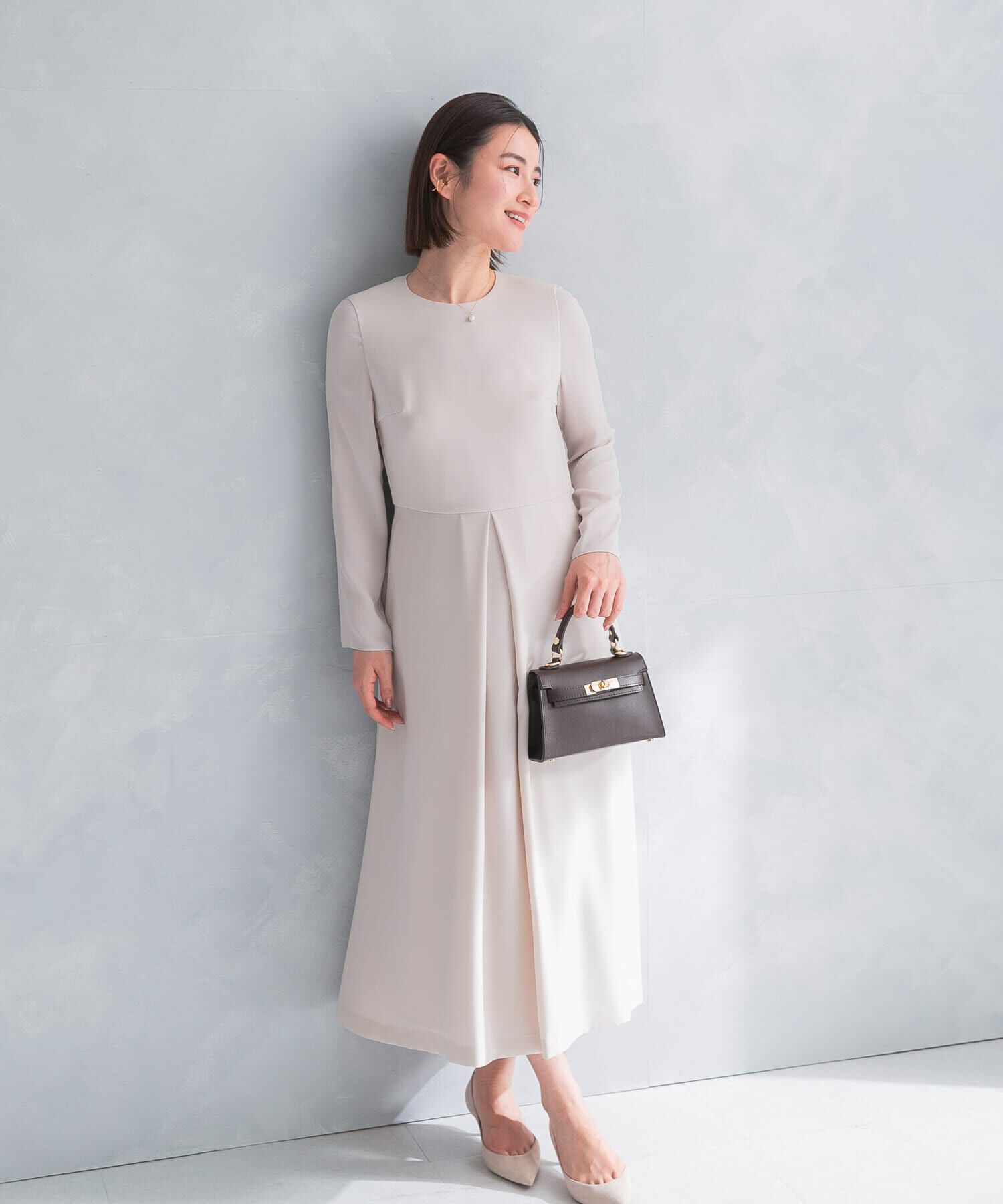 URBAN RESEARCH ROSSO「kaene　シフォン合わせロングワンピース」|ワンピース|