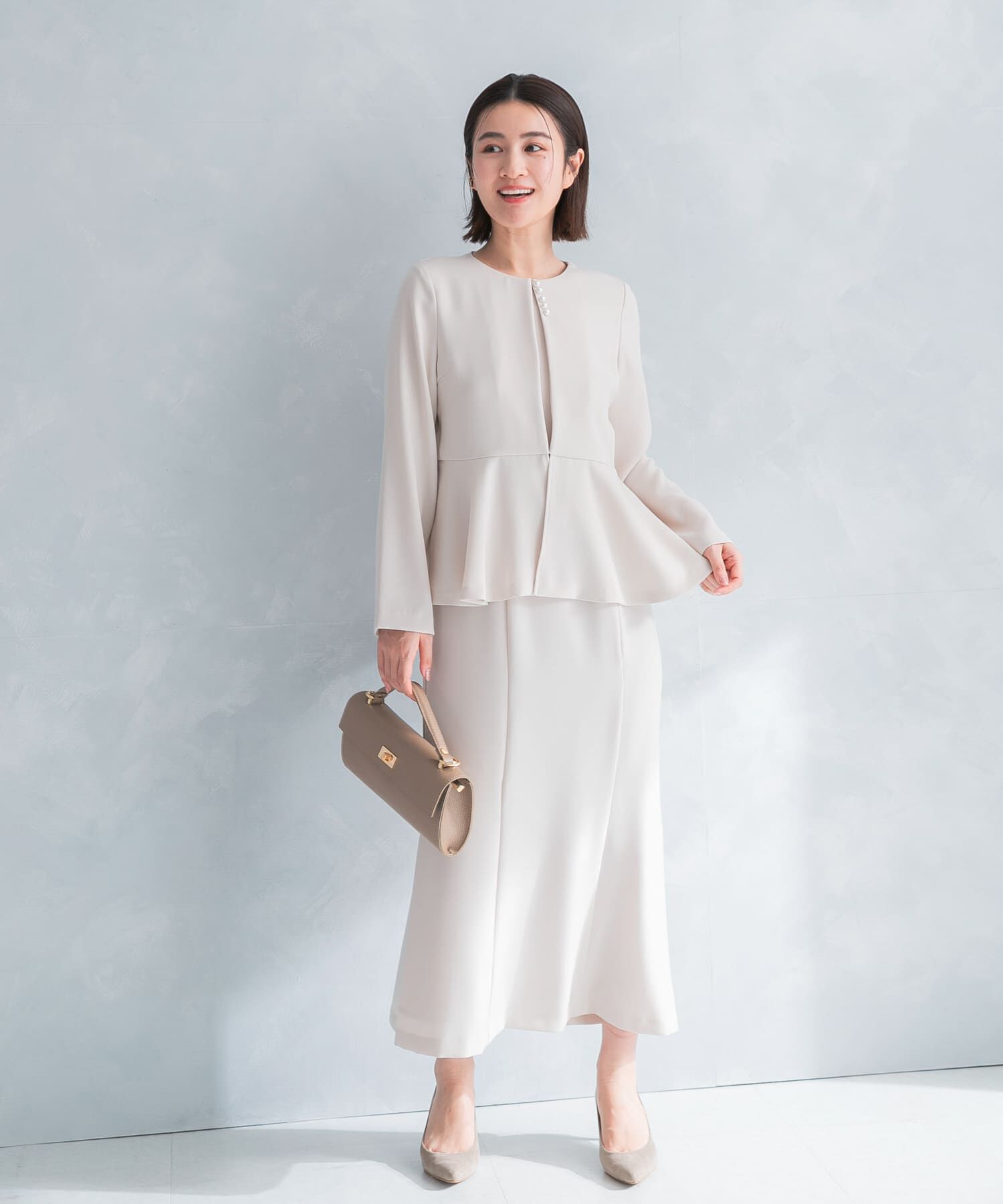 URBAN RESEARCH ROSSO「kaene　フレアジャケットセットワンピース」|ワンピース|