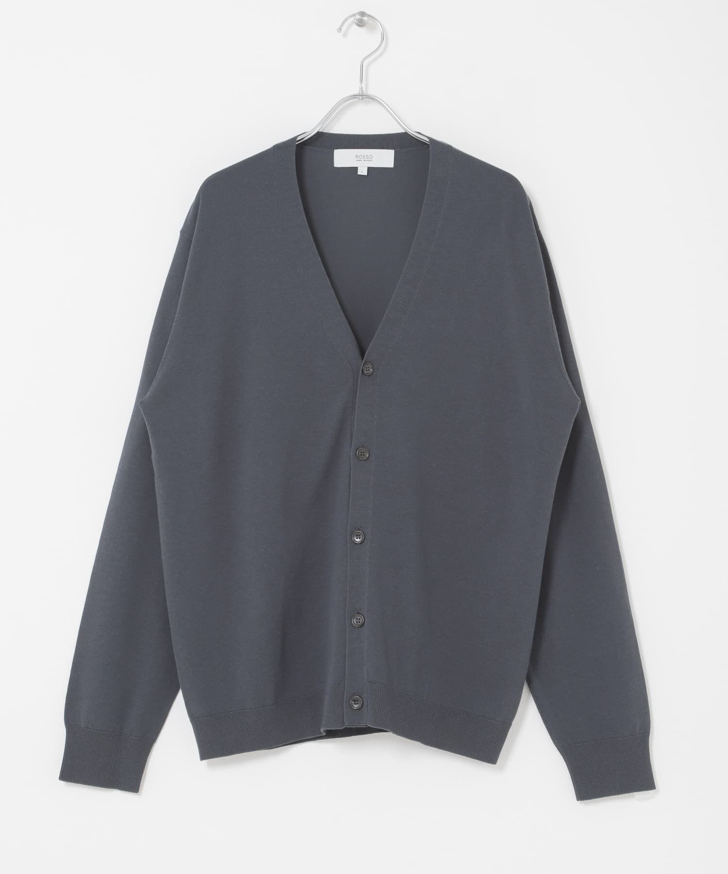 URBAN RESEARCH ROSSO「『WEB限定』シルク混ベーシックカーディガン」|カーディガン|