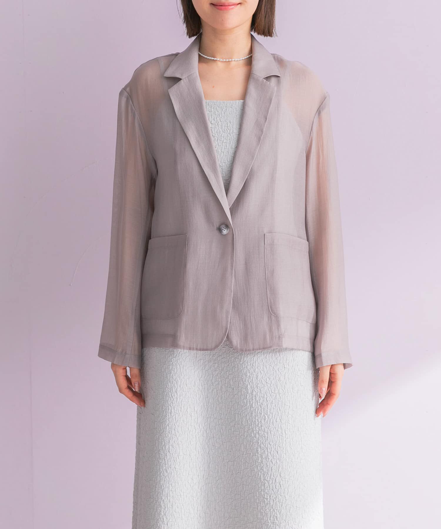 URBAN RESEARCH ROSSO「ジャケットsetジャガードドレス」|ワンピース|