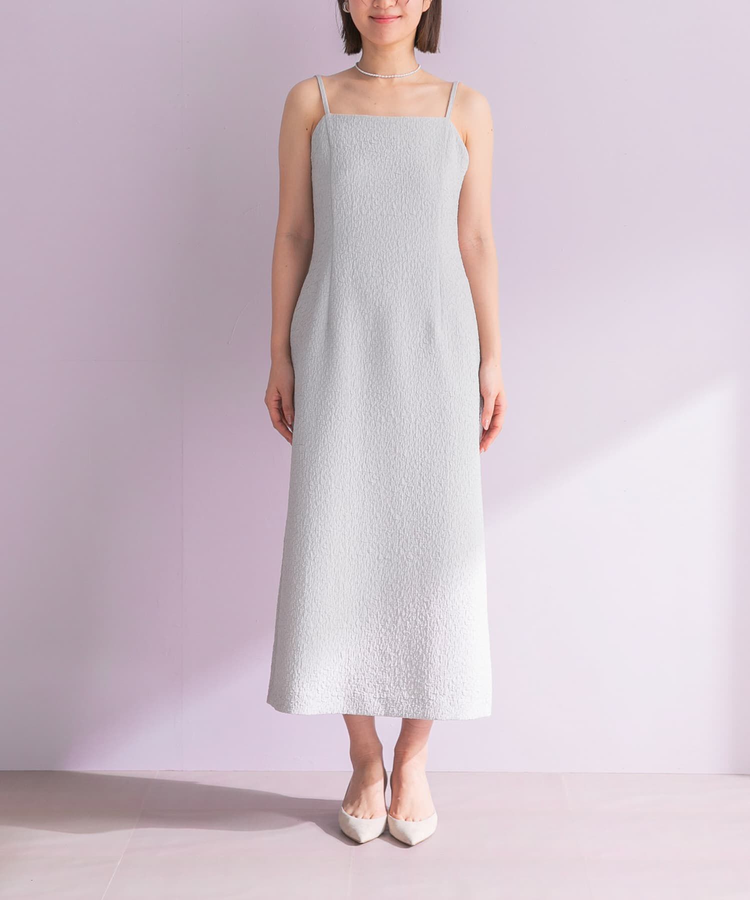 URBAN RESEARCH ROSSO「ジャケットsetジャガードドレス」|ワンピース|