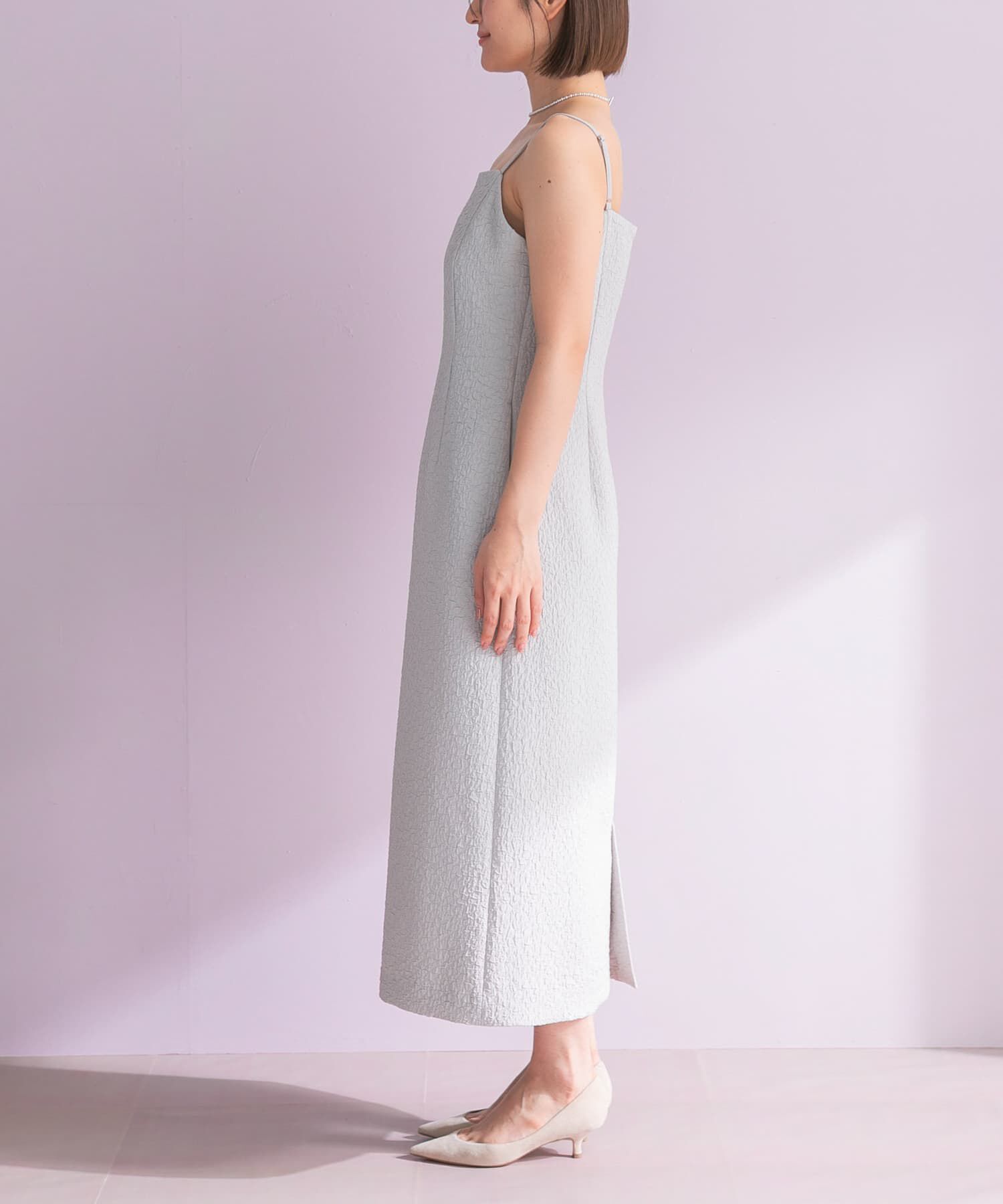 URBAN RESEARCH ROSSO「ジャケットsetジャガードドレス」|ワンピース|