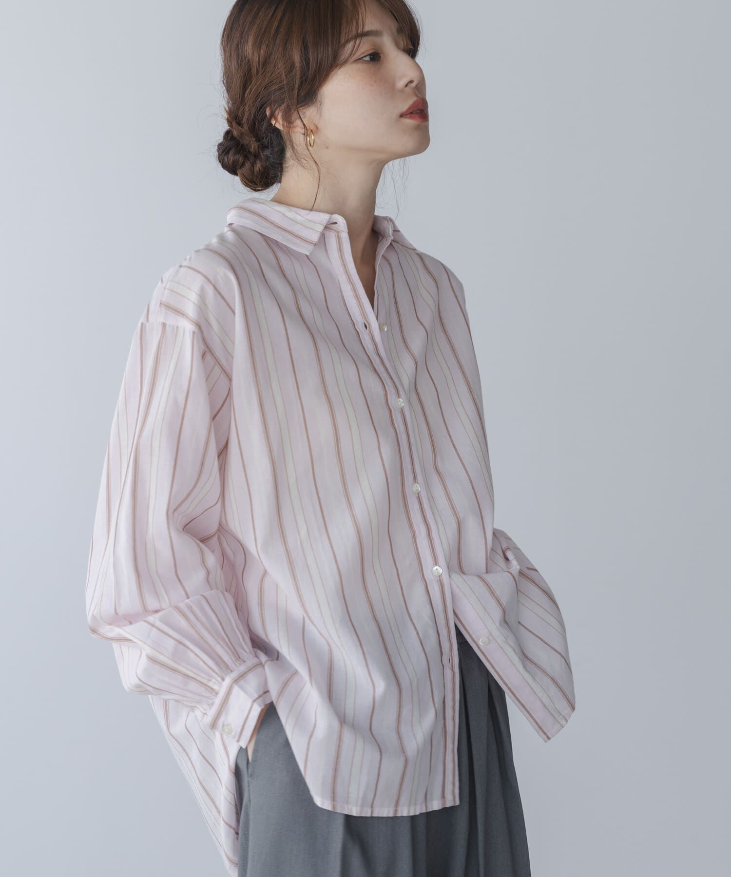 Sonny Label 「エアリーコットンストライプアソートシャツ」|シャツ・ブラウス|