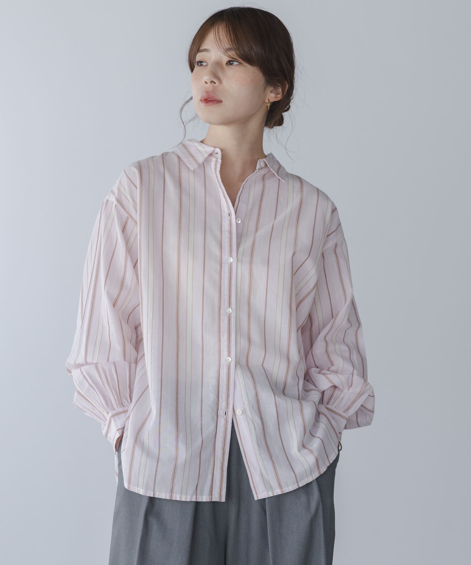 Sonny Label 「エアリーコットンストライプアソートシャツ」|シャツ・ブラウス|