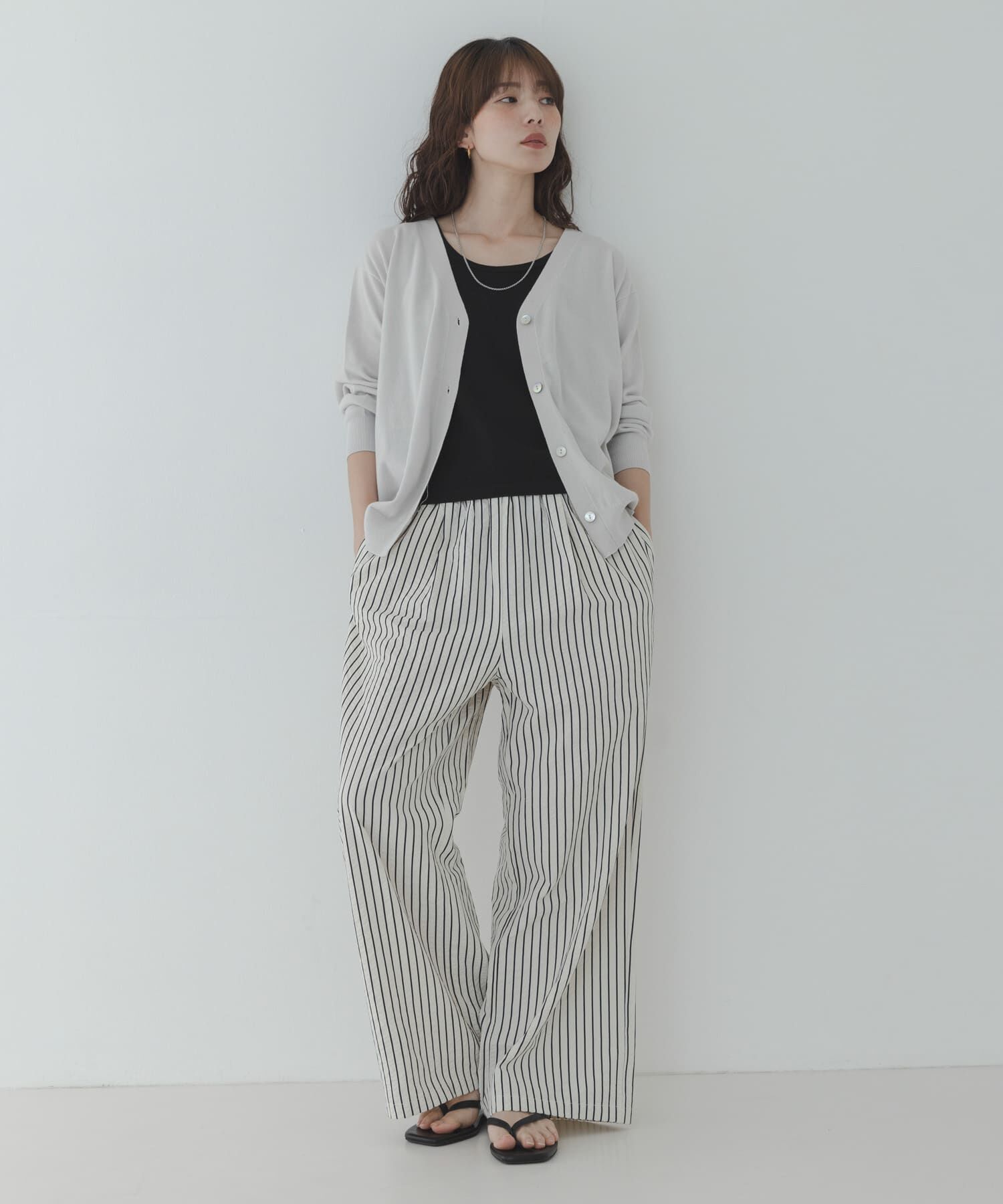 Sonny Label 「『WEB限定』クールミストミディカーディガン」|ニット・セーター|