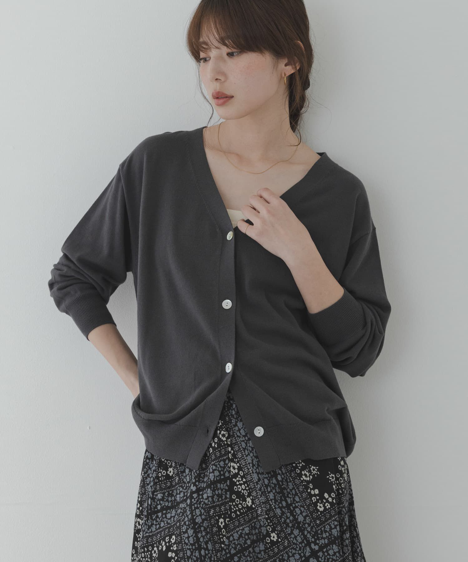 Sonny Label 「『WEB限定』クールミストミディカーディガン」|ニット・セーター|