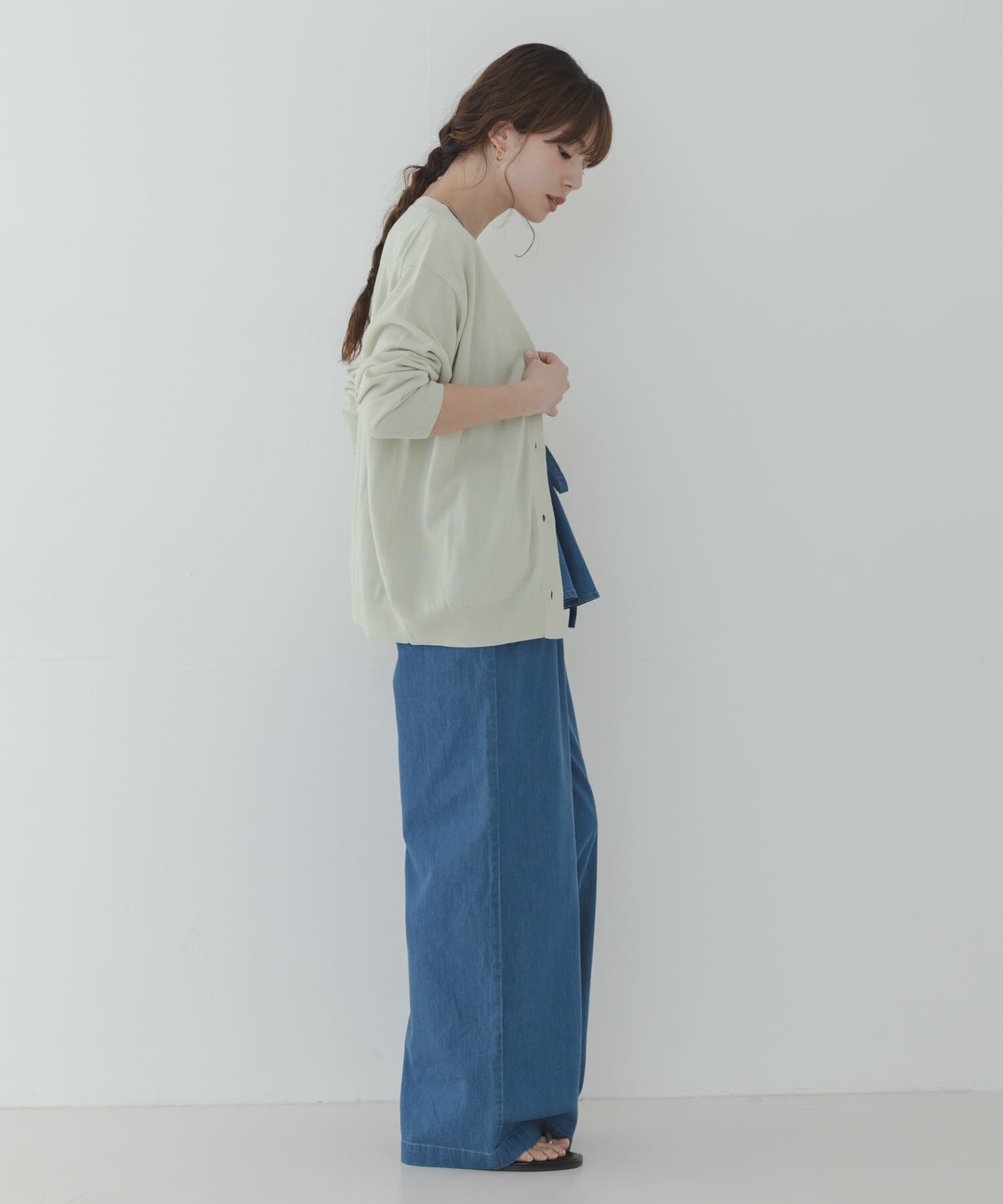 Sonny Label 「『WEB限定』クールミストミディカーディガン」|ニット・セーター|