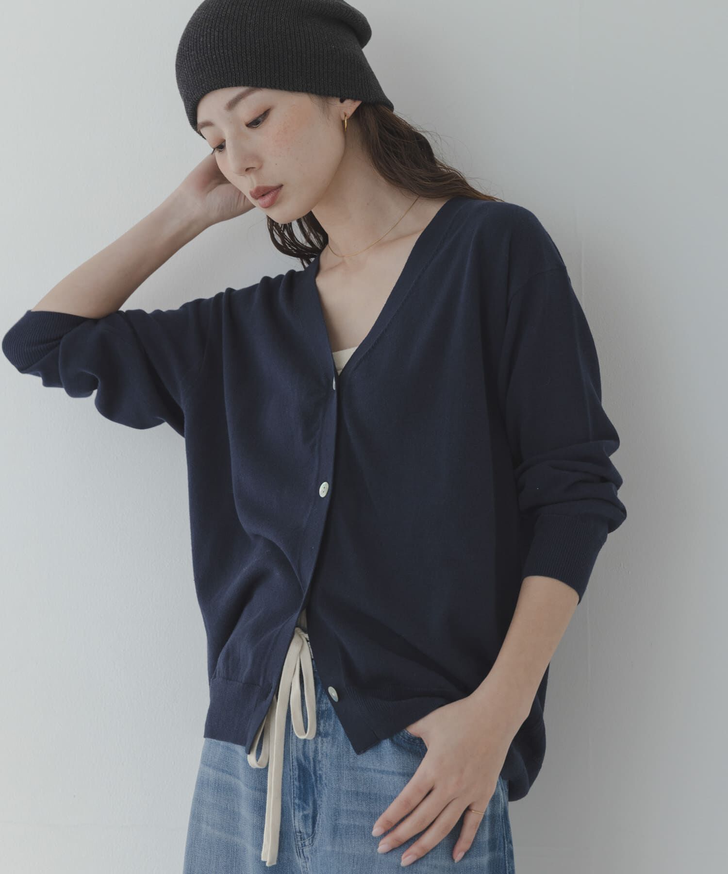 Sonny Label 「『WEB限定』クールミストミディカーディガン」|ニット・セーター|