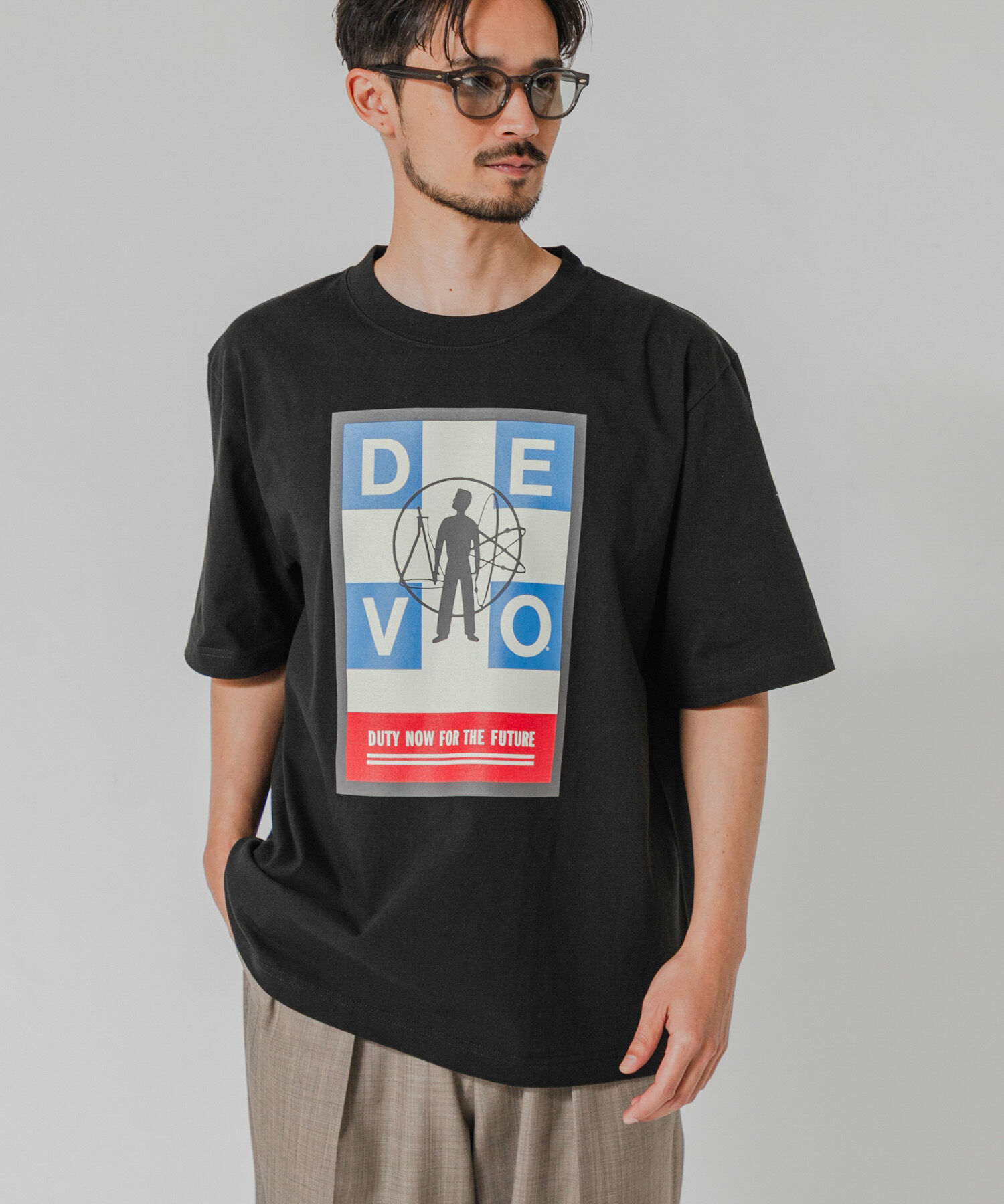 URBAN RESEARCH「URBAN RESEARCH iD　DEVO DUTY NOWT-SHIRTS」|Tシャツ・カットソー|ブラック