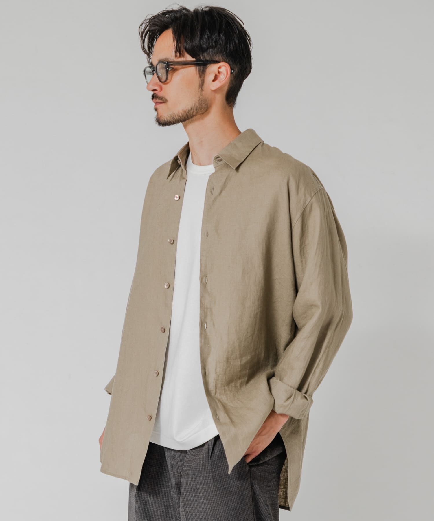 URBAN RESEARCH「LINEN REGULAR SHIRTS」|シャツ・ブラウス|