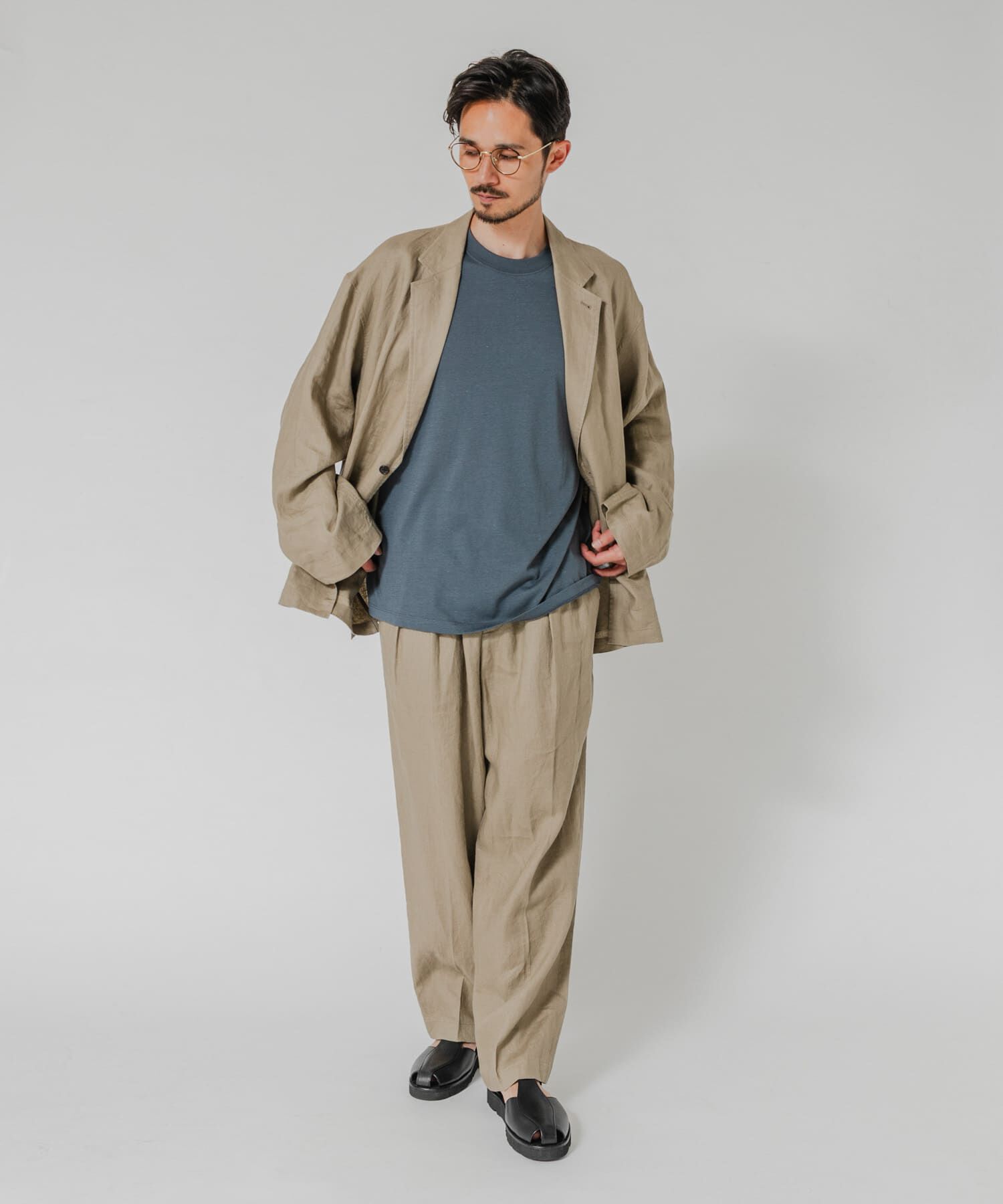 URBAN RESEARCH「LINEN WIDE EASY PANTS」|その他|